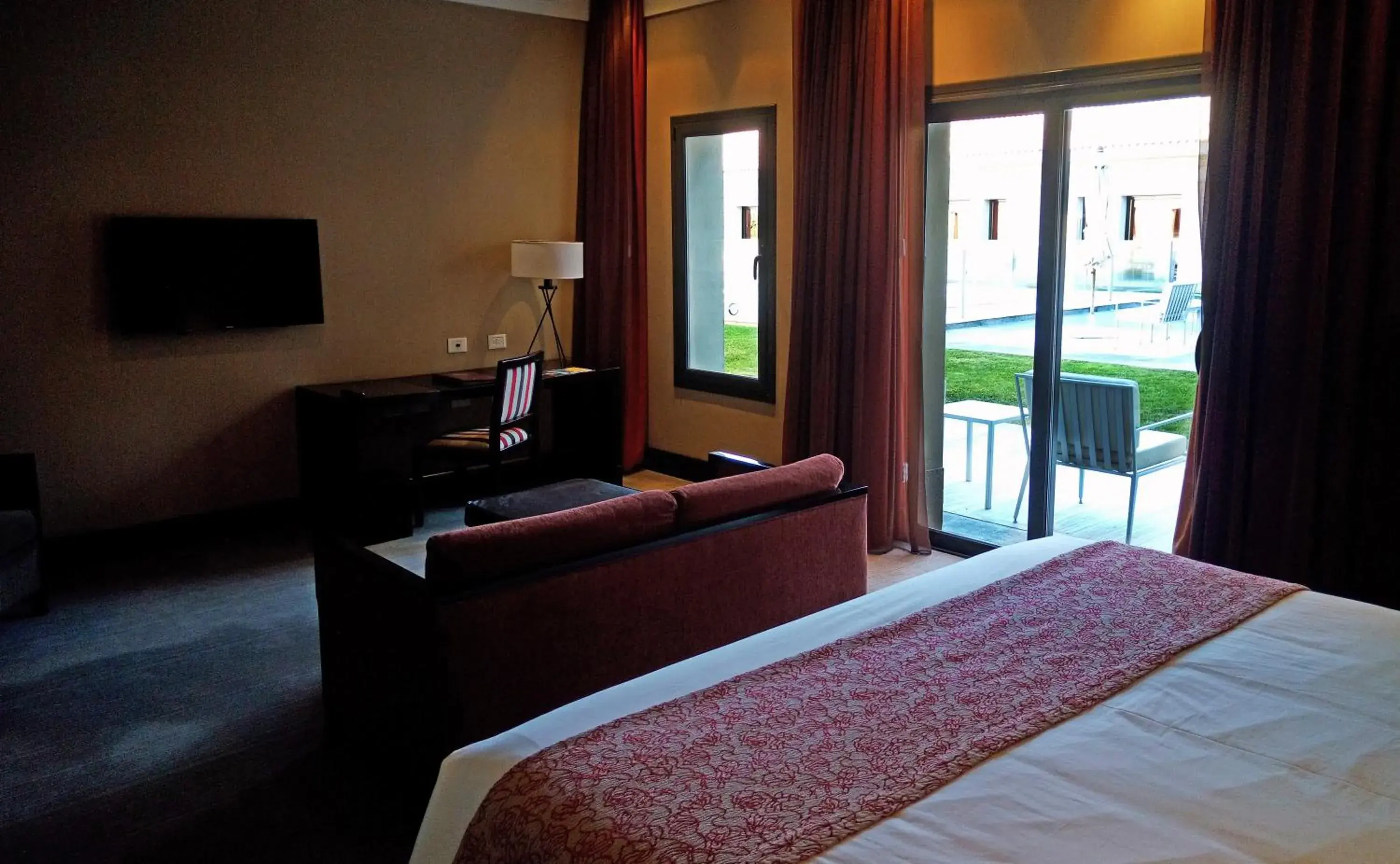 Decorative detail, Bed in Hotel Casino Magic Decorative detail, Bed in Hotel Casino Magic