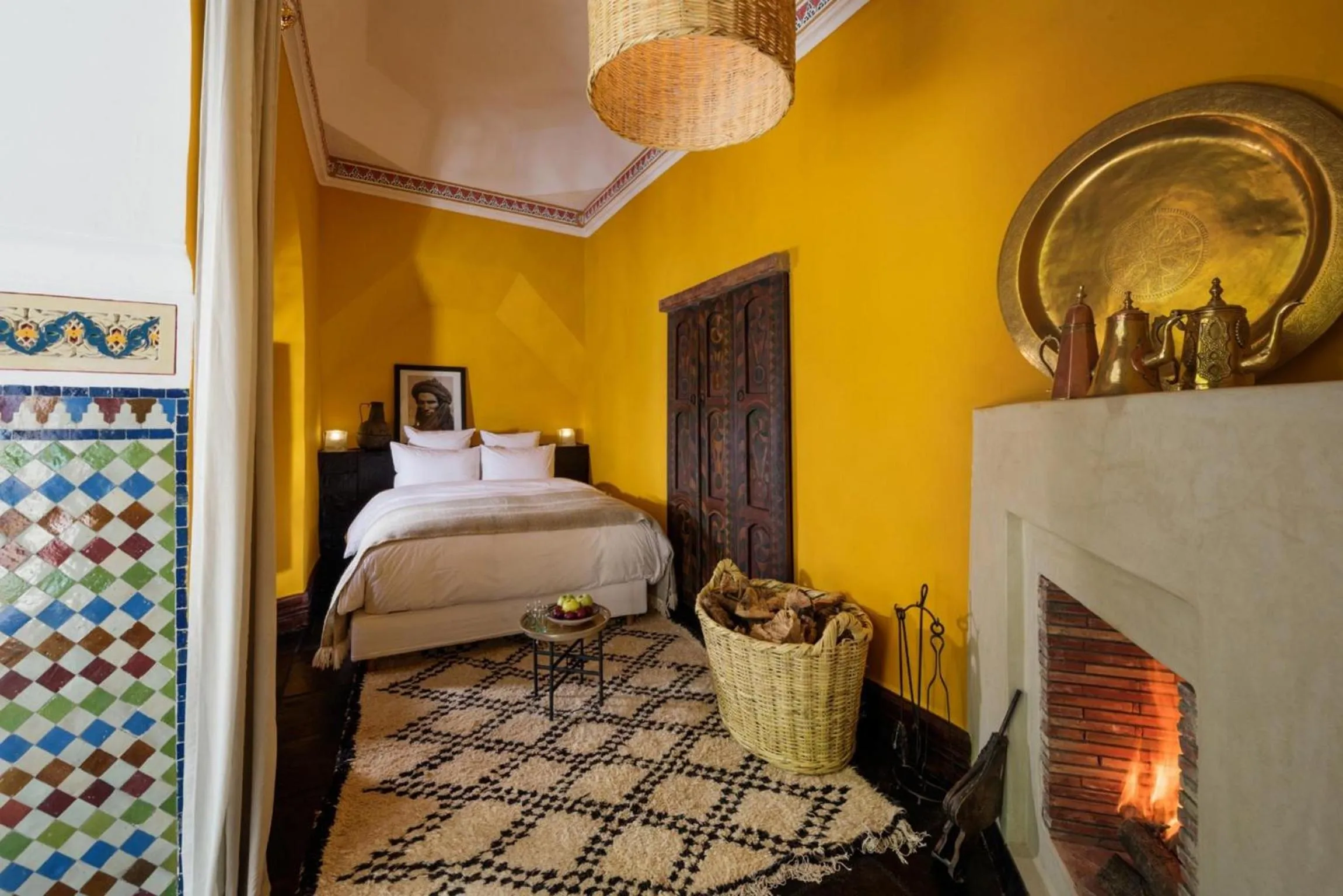 Bedroom, Bed in Riad Les Yeux Bleus