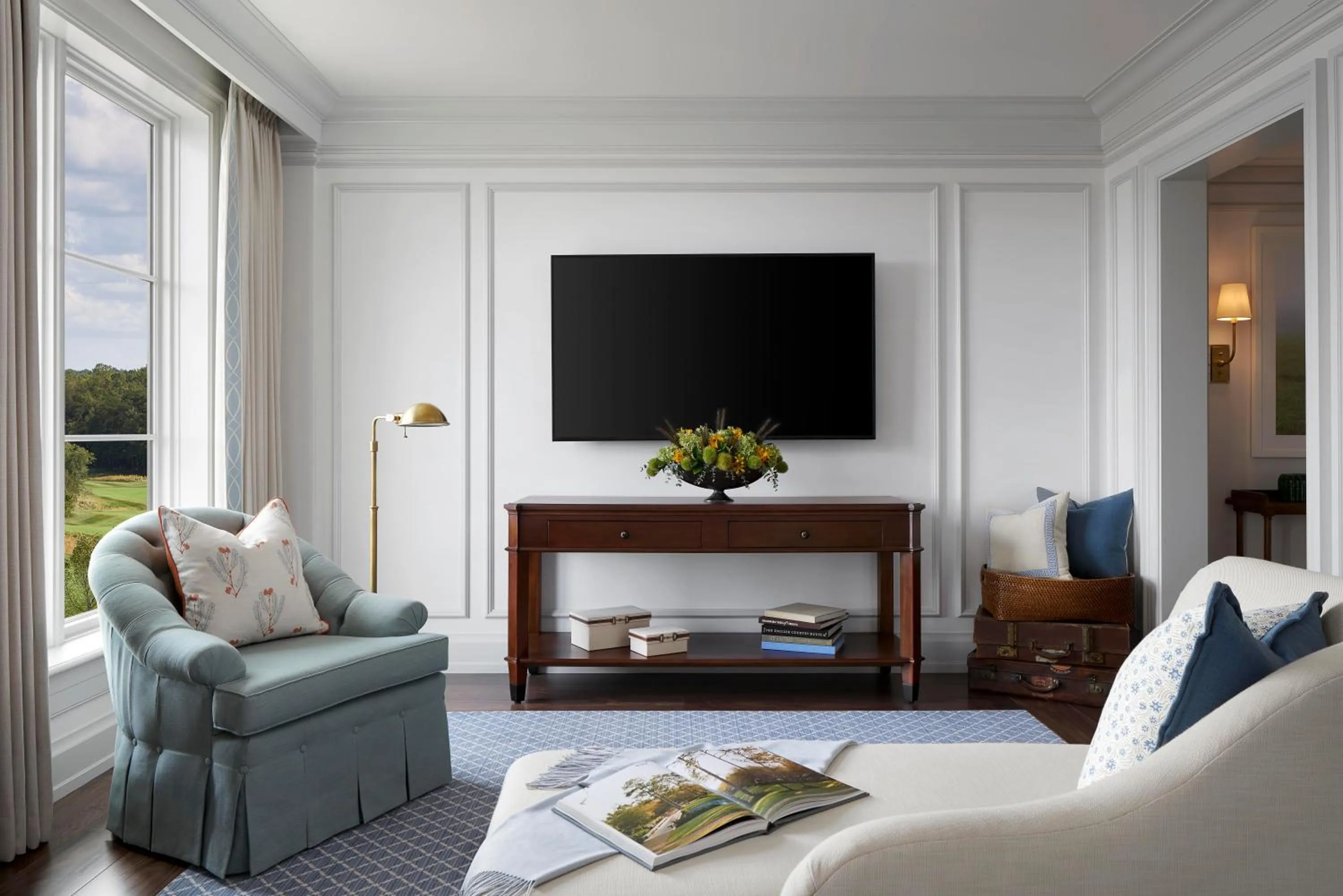 Seating area in Keswick Hall