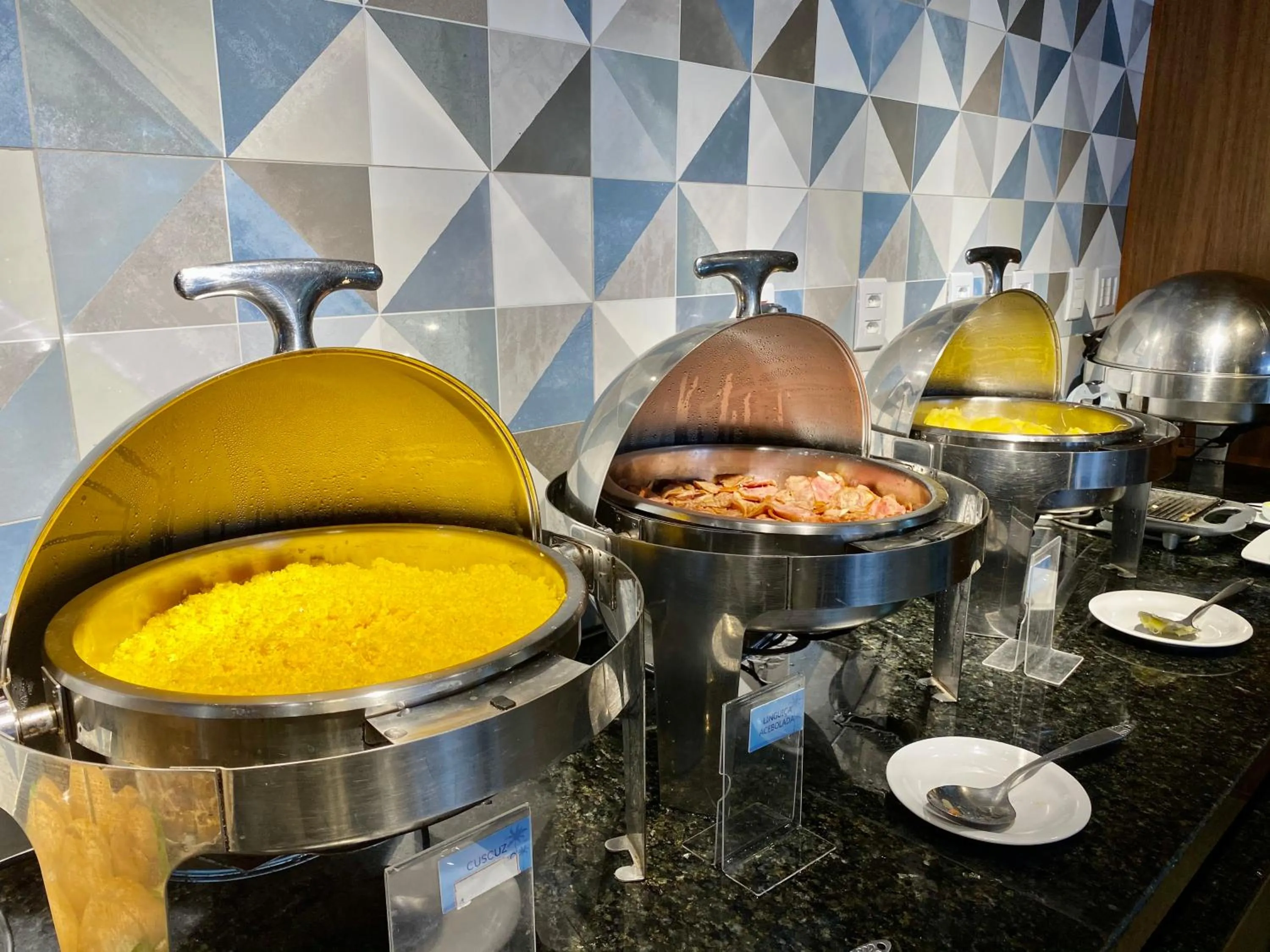 Buffet breakfast in Bessa Beach Hotel