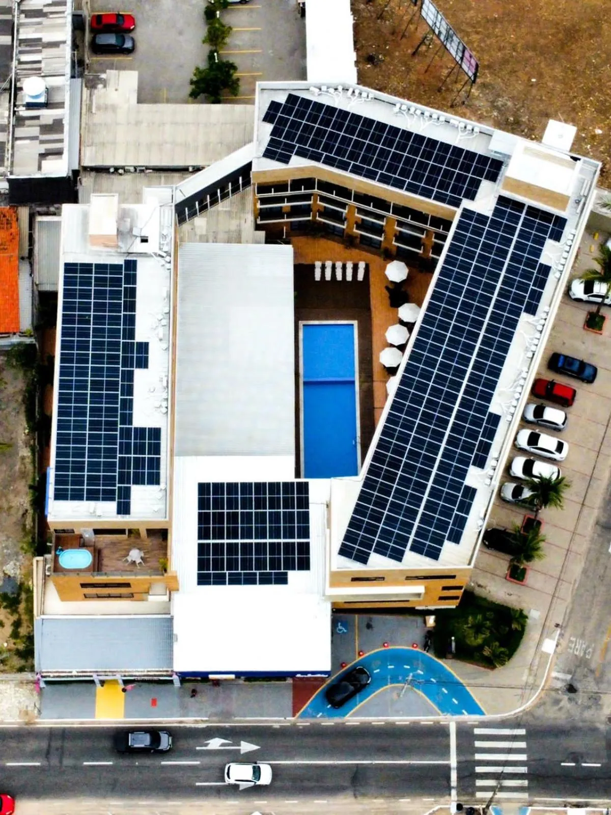 Bird's eye view in Bessa Beach Hotel