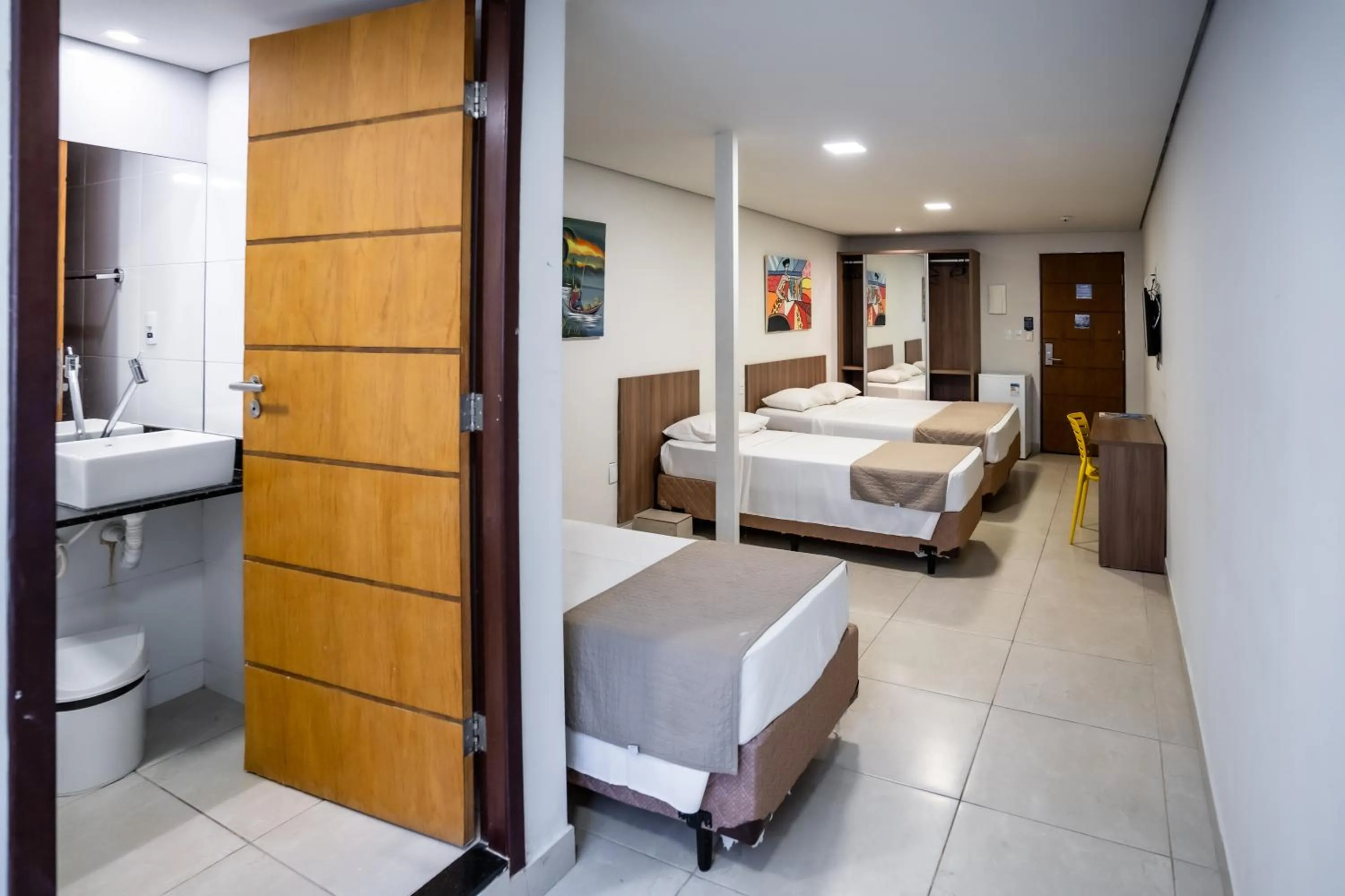 Bed in Bessa Beach Hotel