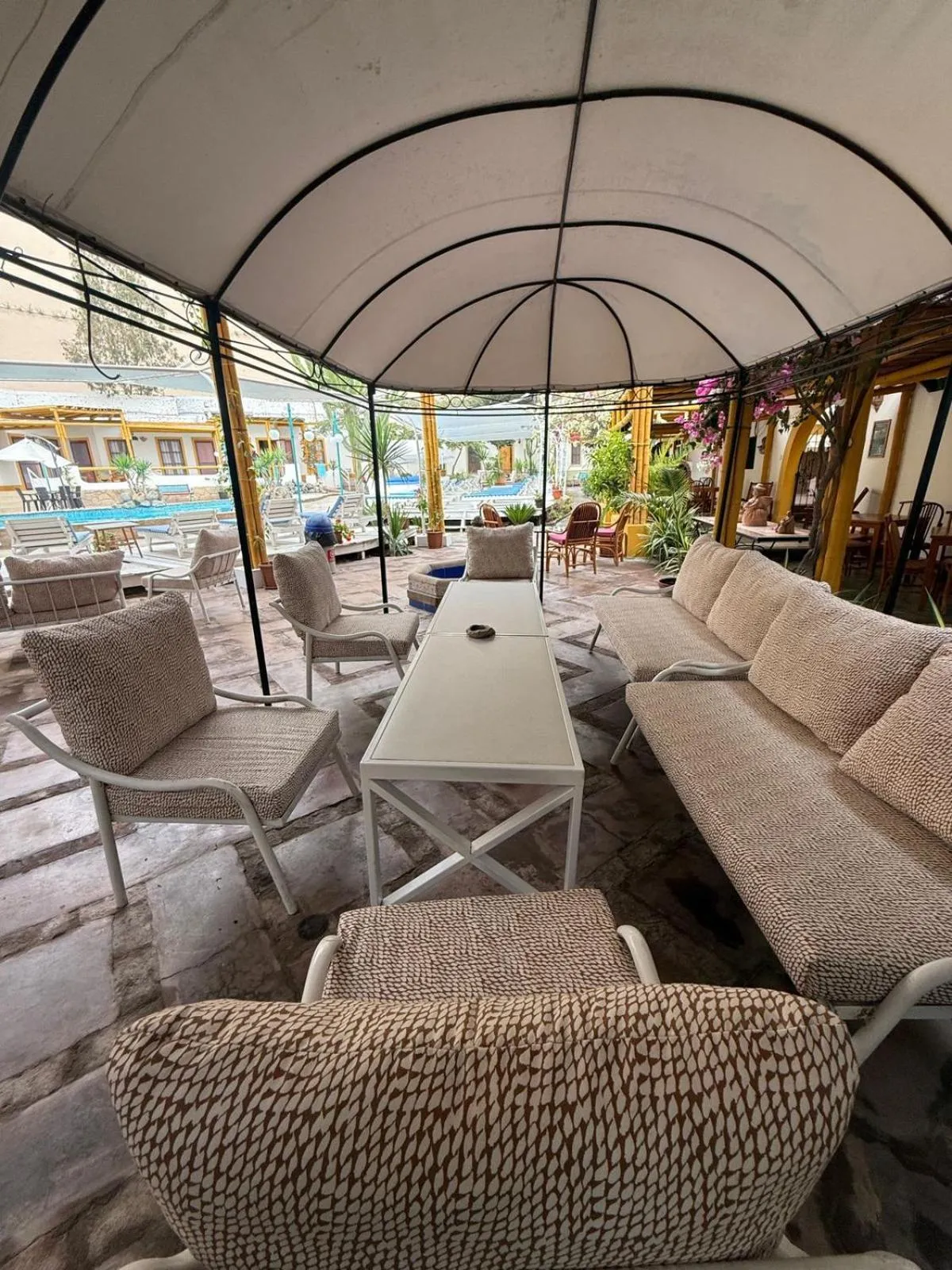 Living room in Hosteria Suiza