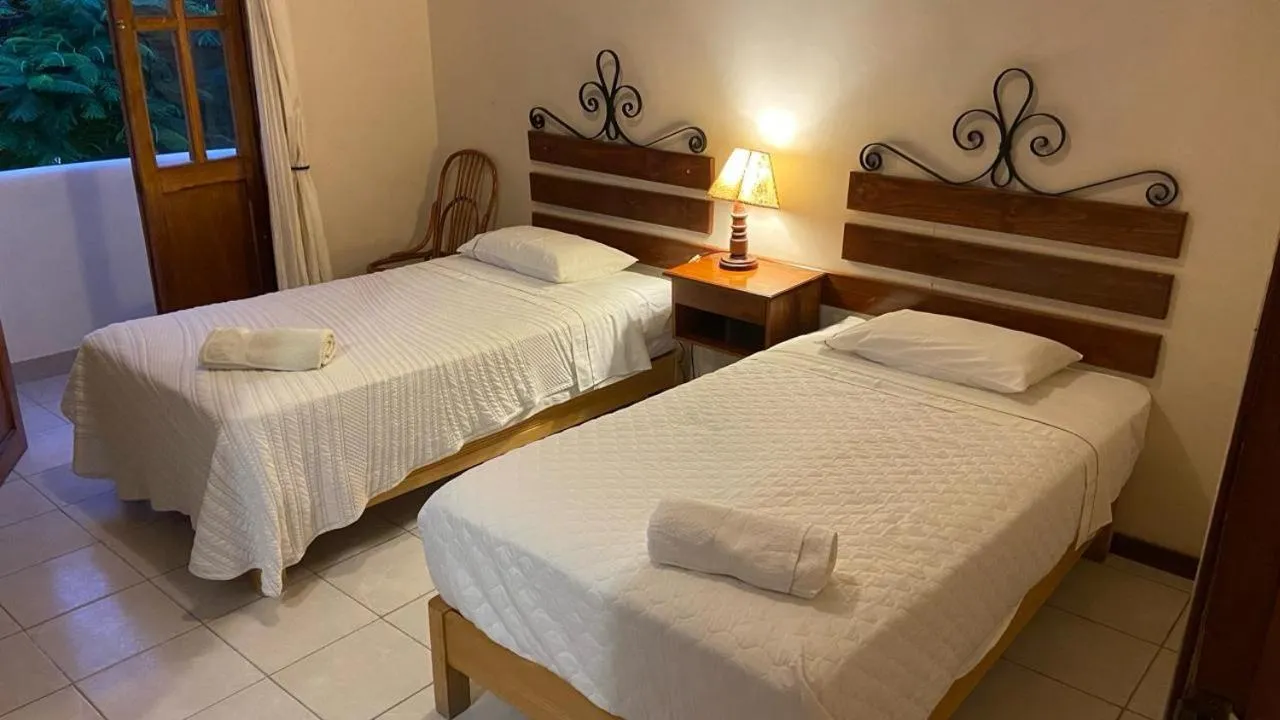 Bed in Hosteria Suiza