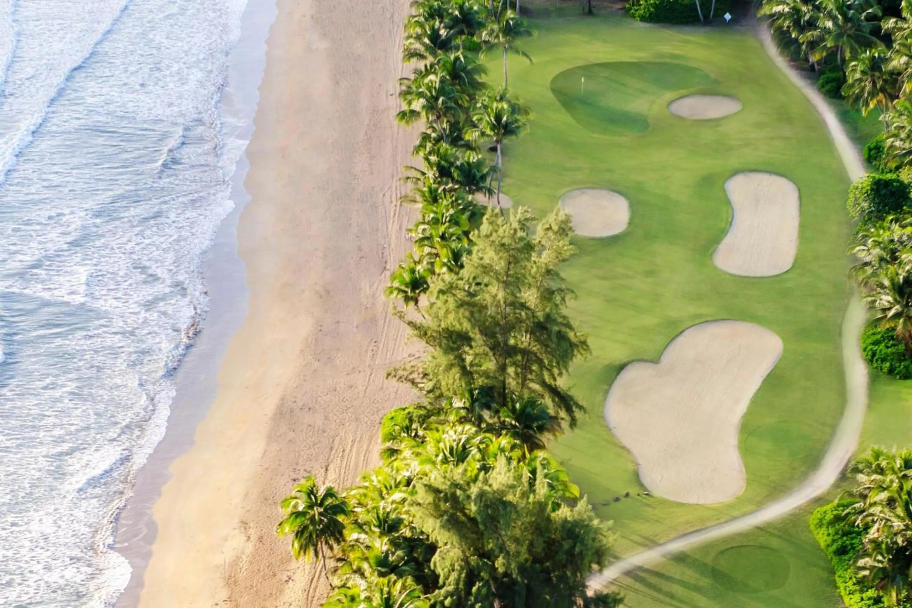Golfcourse in Wyndham Grand Rio Mar Rainforest Beach and Golf Resort