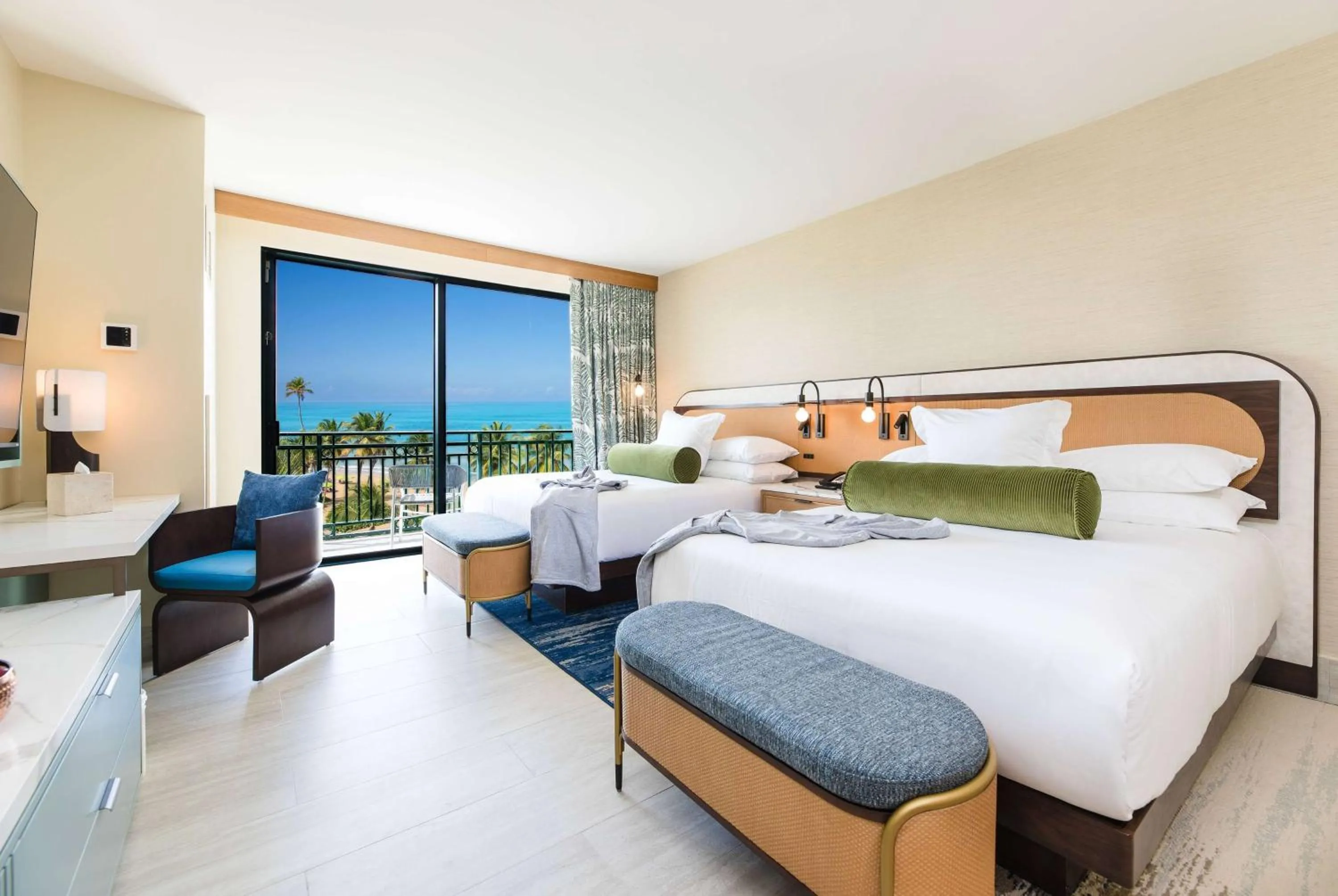 Photo of the whole room, Bed in Wyndham Grand Rio Mar Rainforest Beach and Golf Resort