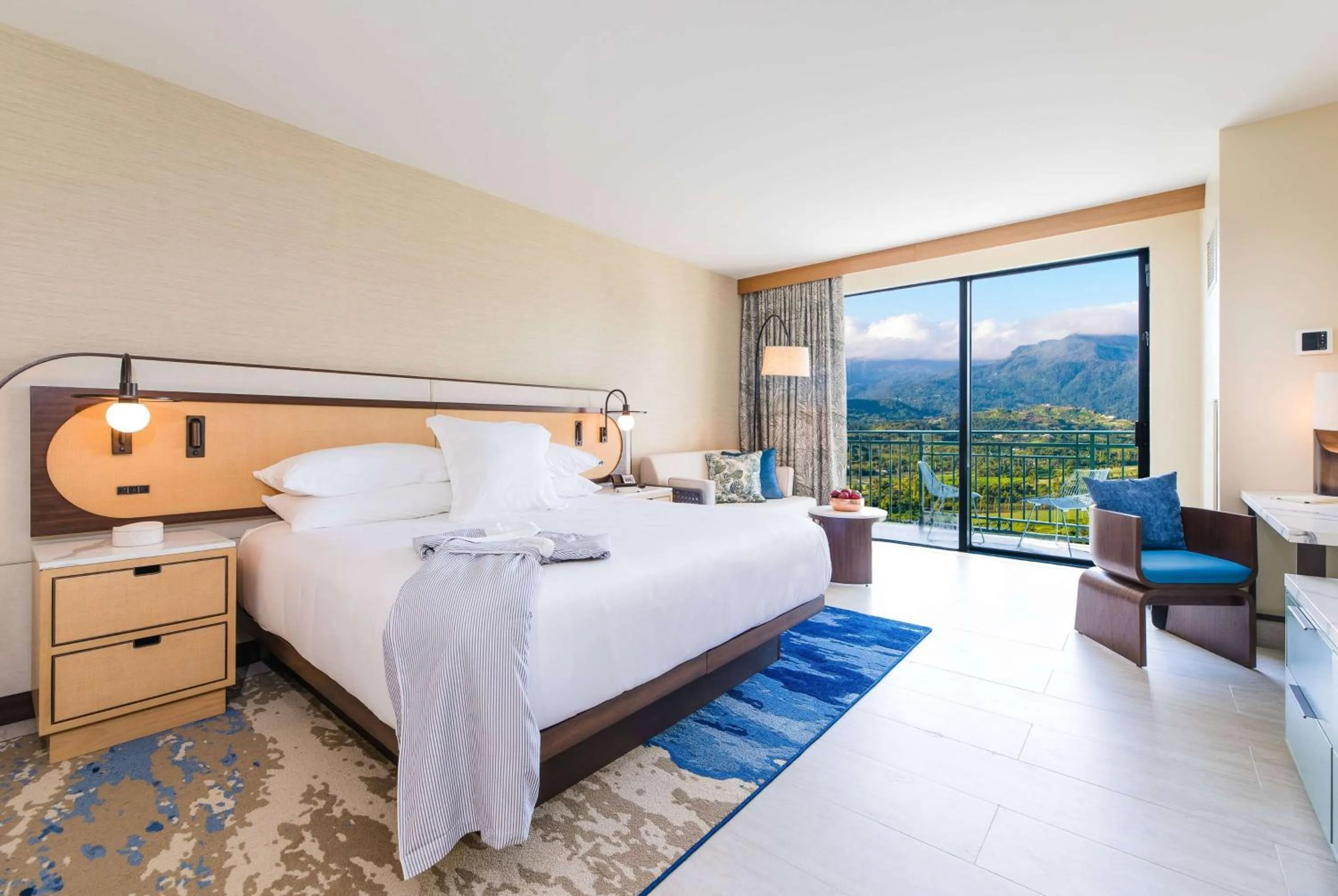 Bed in Wyndham Grand Rio Mar Rainforest Beach and Golf Resort