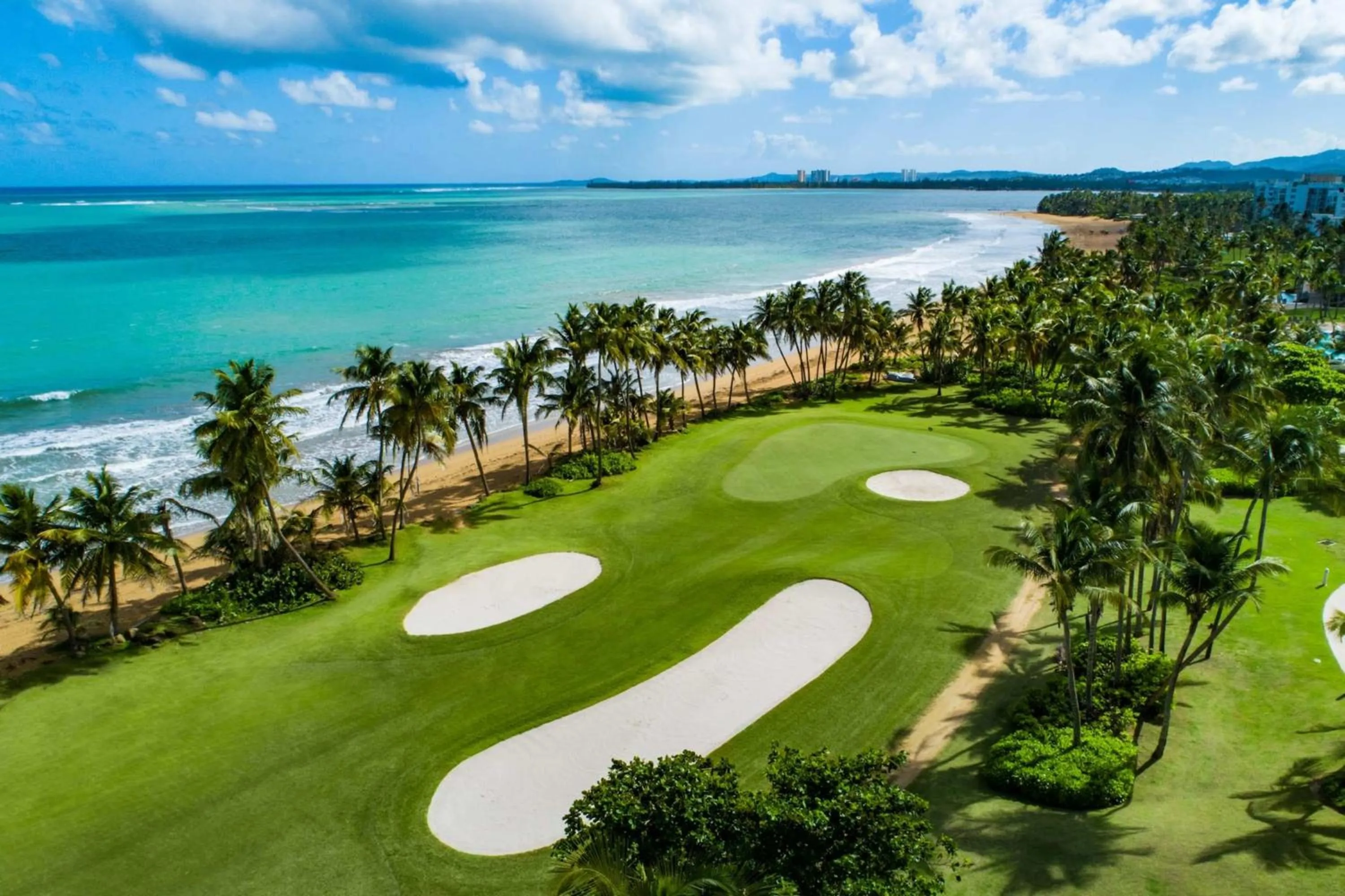 Golfcourse in Wyndham Grand Rio Mar Rainforest Beach and Golf Resort