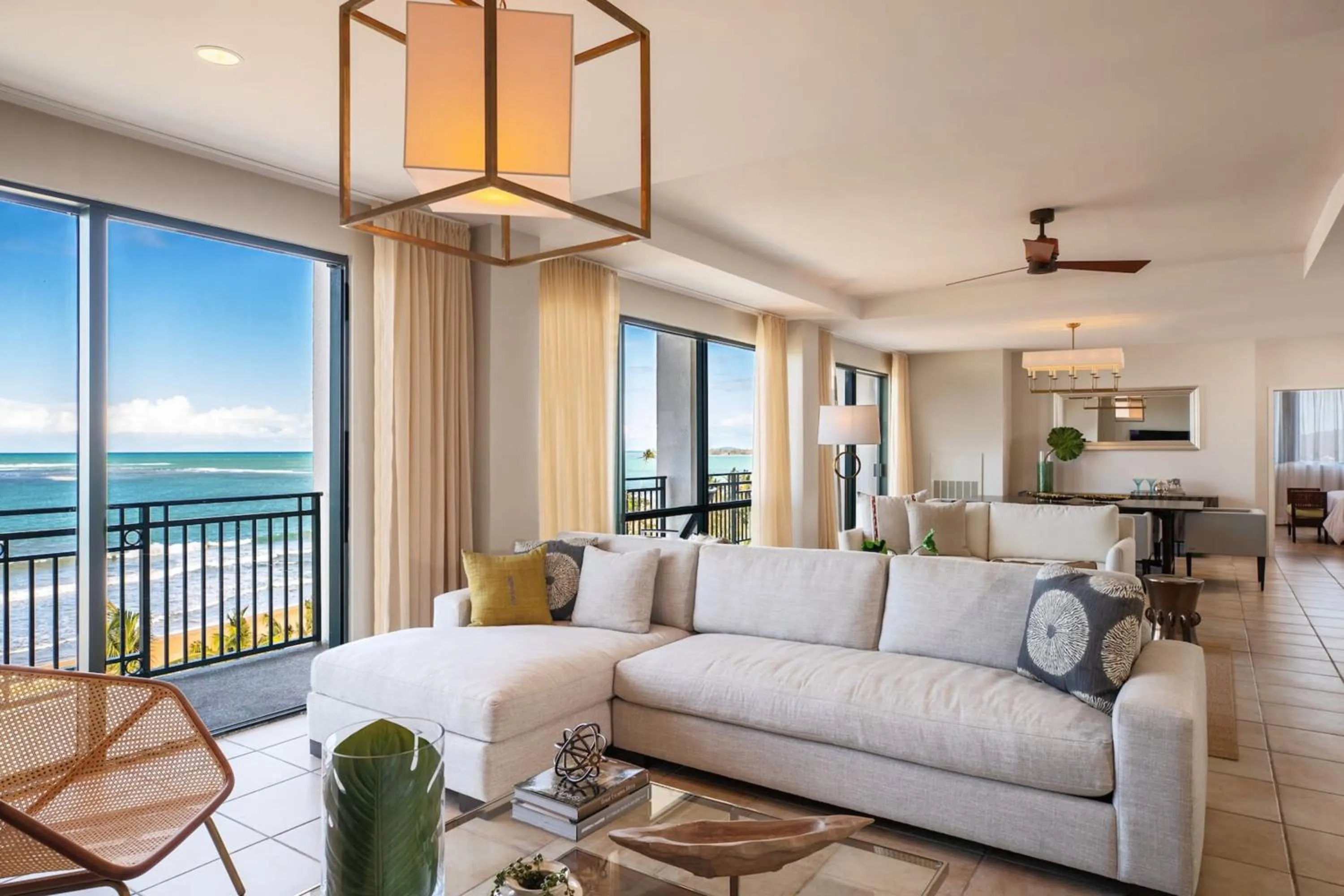 Living room in Wyndham Grand Rio Mar Rainforest Beach and Golf Resort