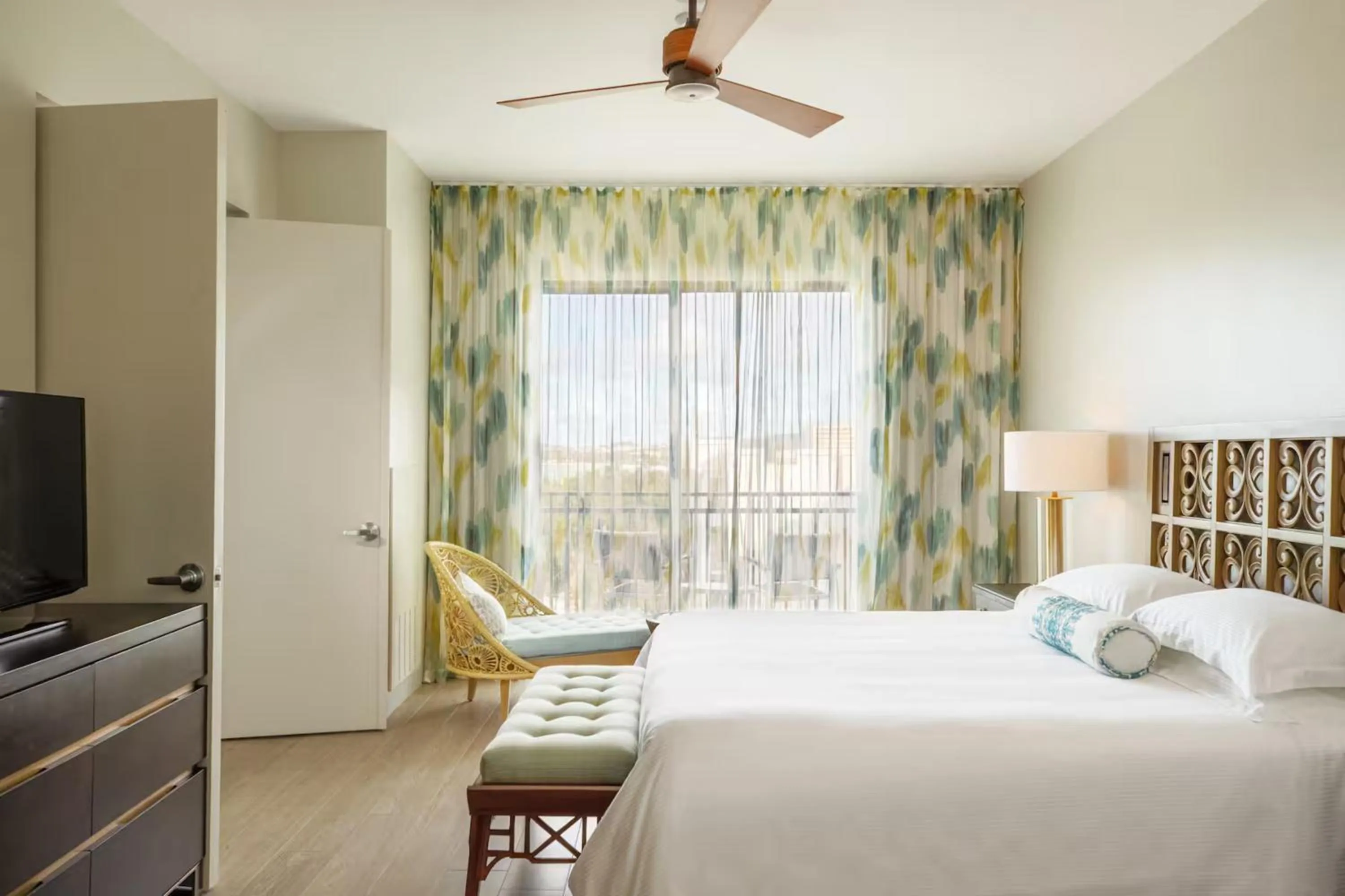 Bed in Wyndham Grand Rio Mar Rainforest Beach and Golf Resort