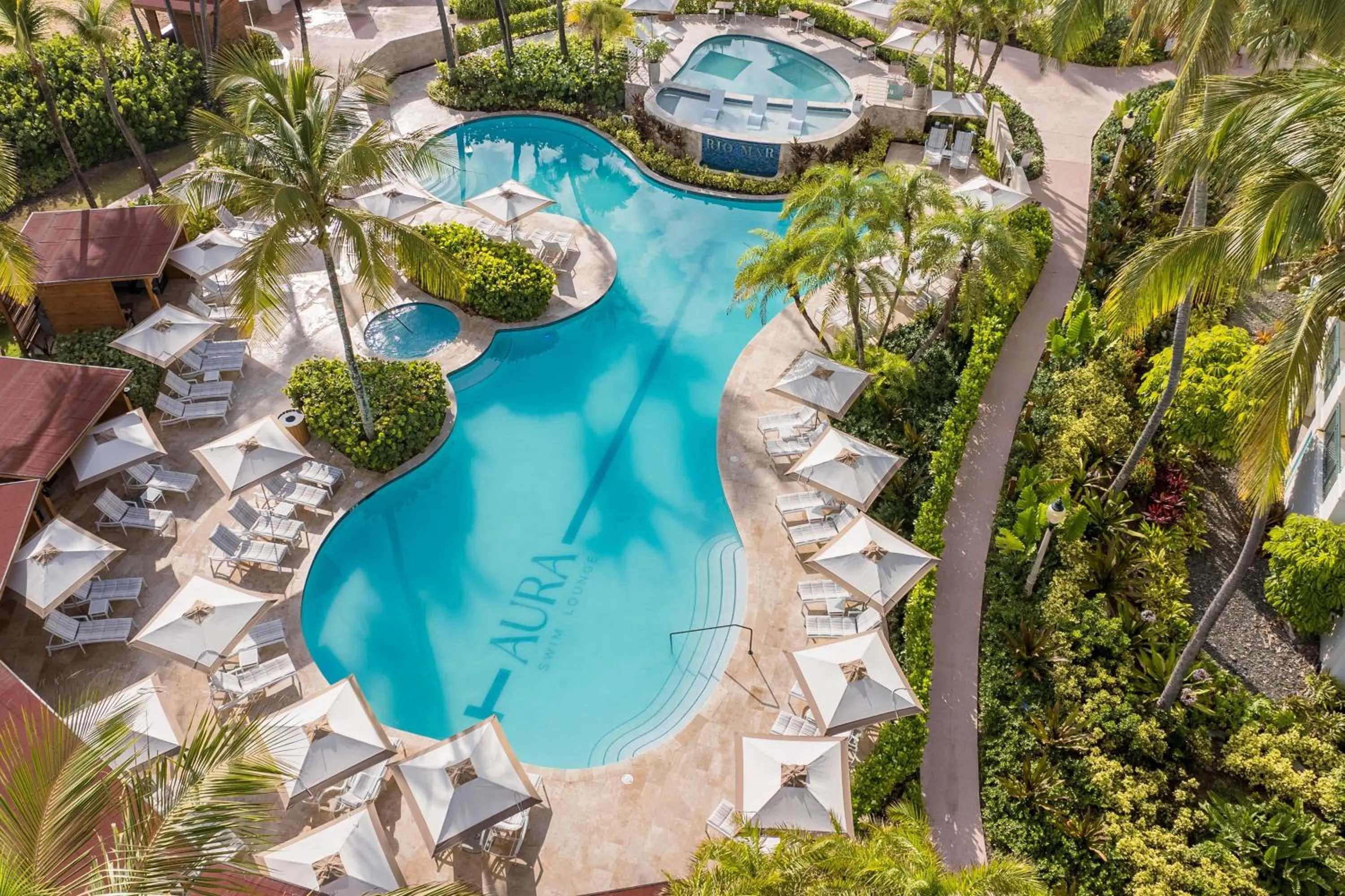 Pool view in Wyndham Grand Rio Mar Rainforest Beach and Golf Resort