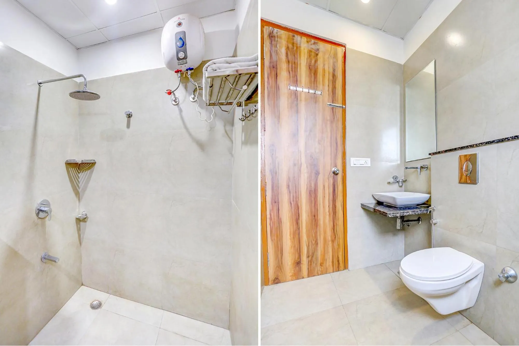 Bathroom in FabHotel Shiv Rachna - Mansarovar