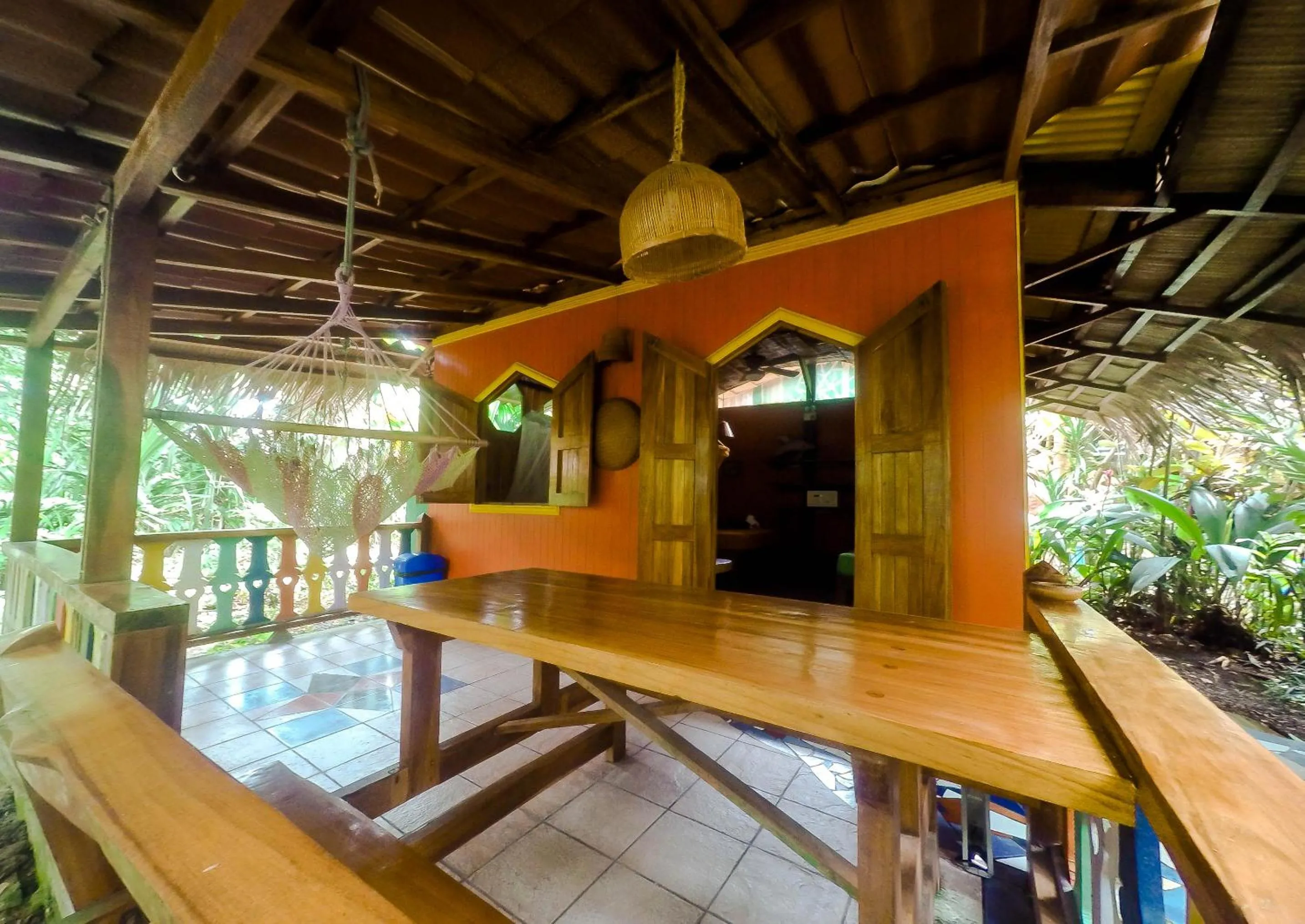 Patio in Hotel La Costa de Papito