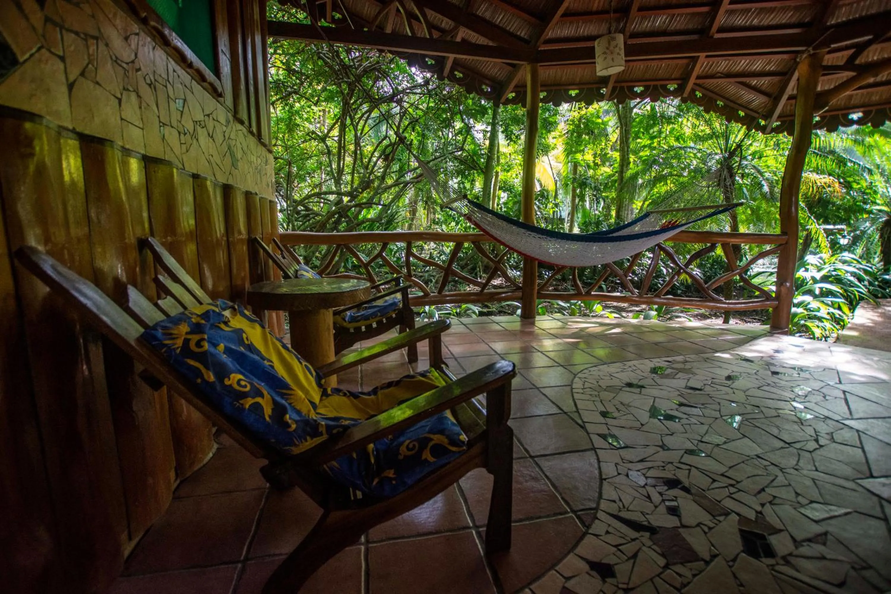 Patio in Hotel La Costa de Papito