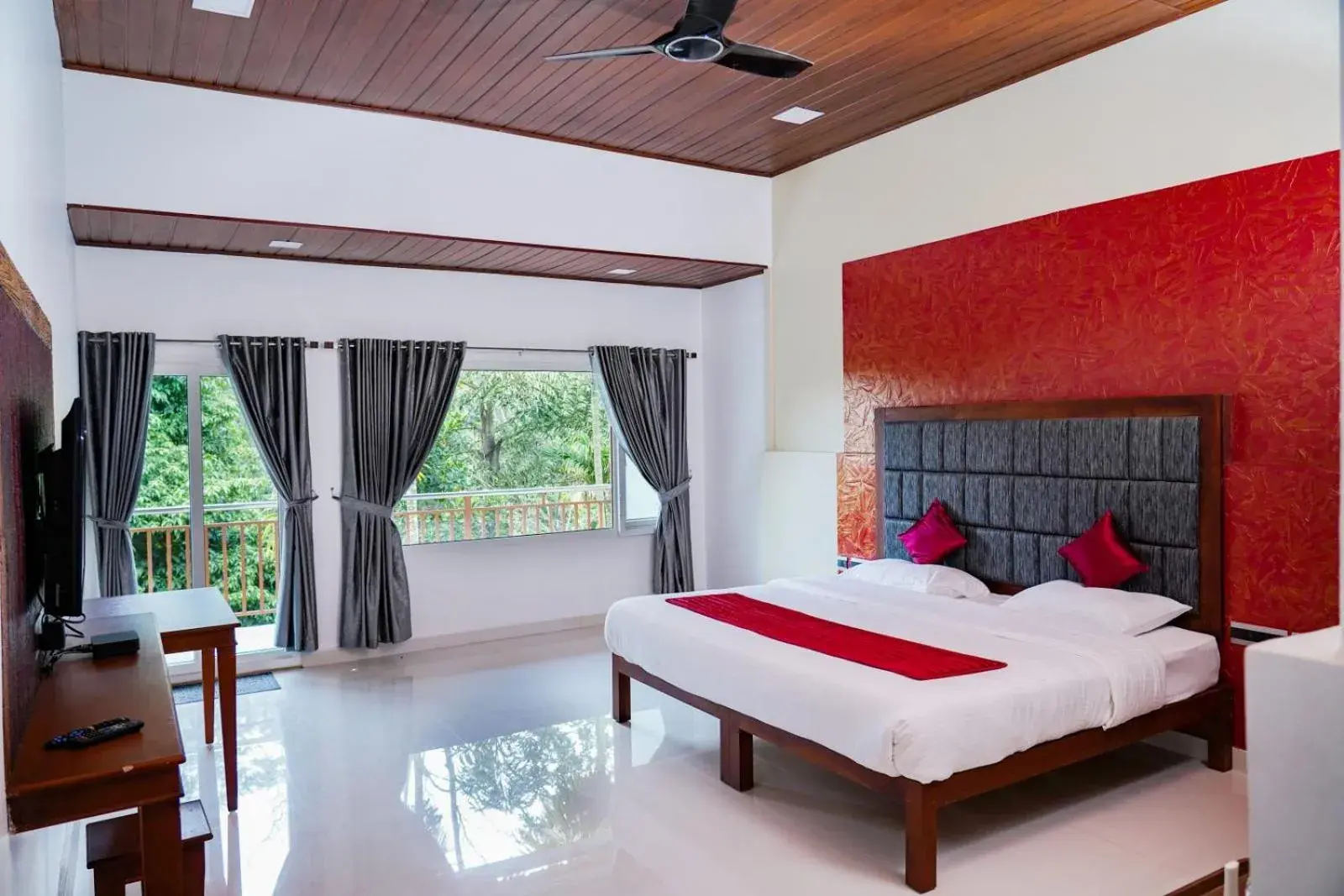 Deluxe Double Room with Balcony - single occupancy in Misty Bush Munnar Deluxe Double Room with Balcony - single occupancy in Misty Bush Munnar