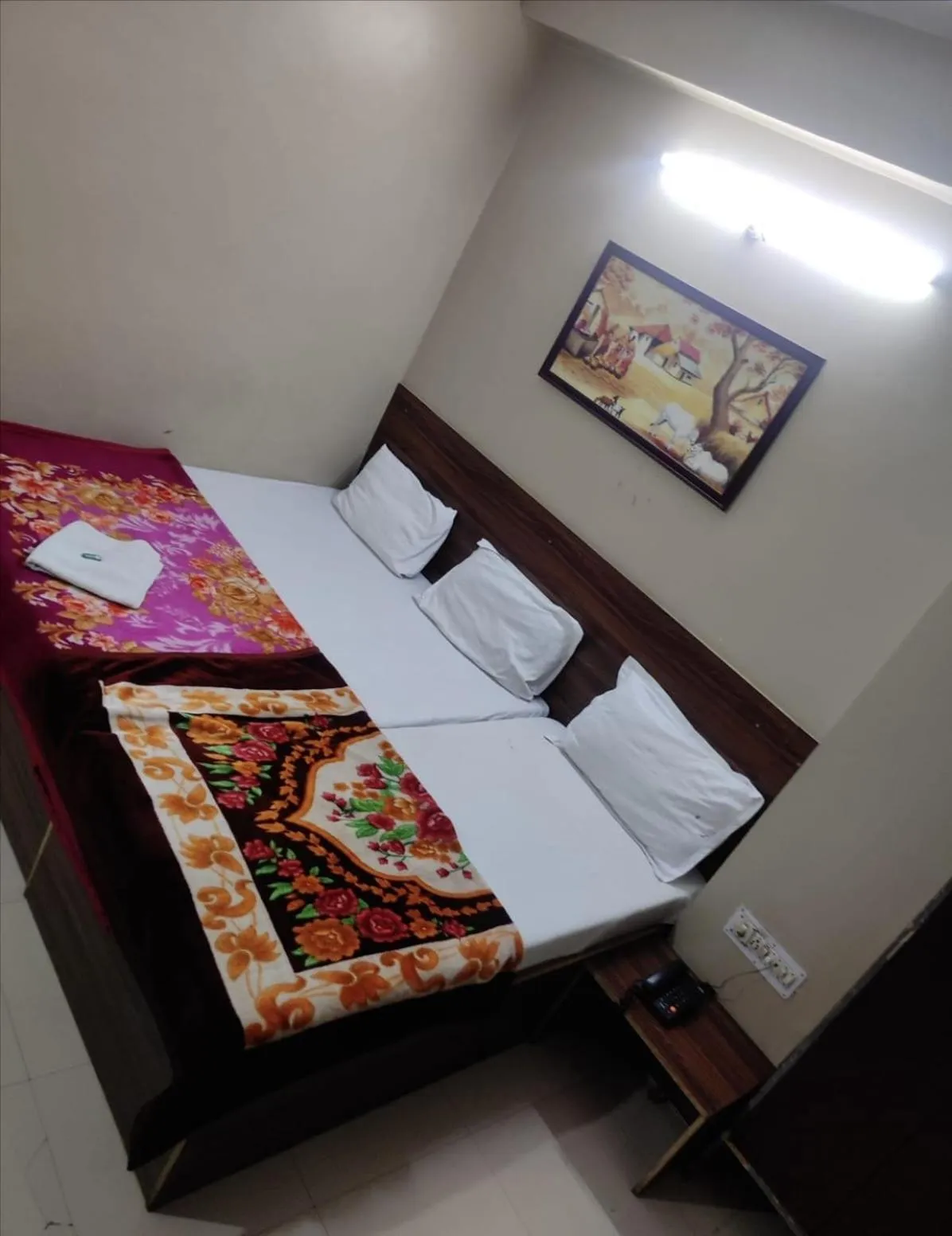 Bedroom, Bed in Hotel Siddhi Vinayak