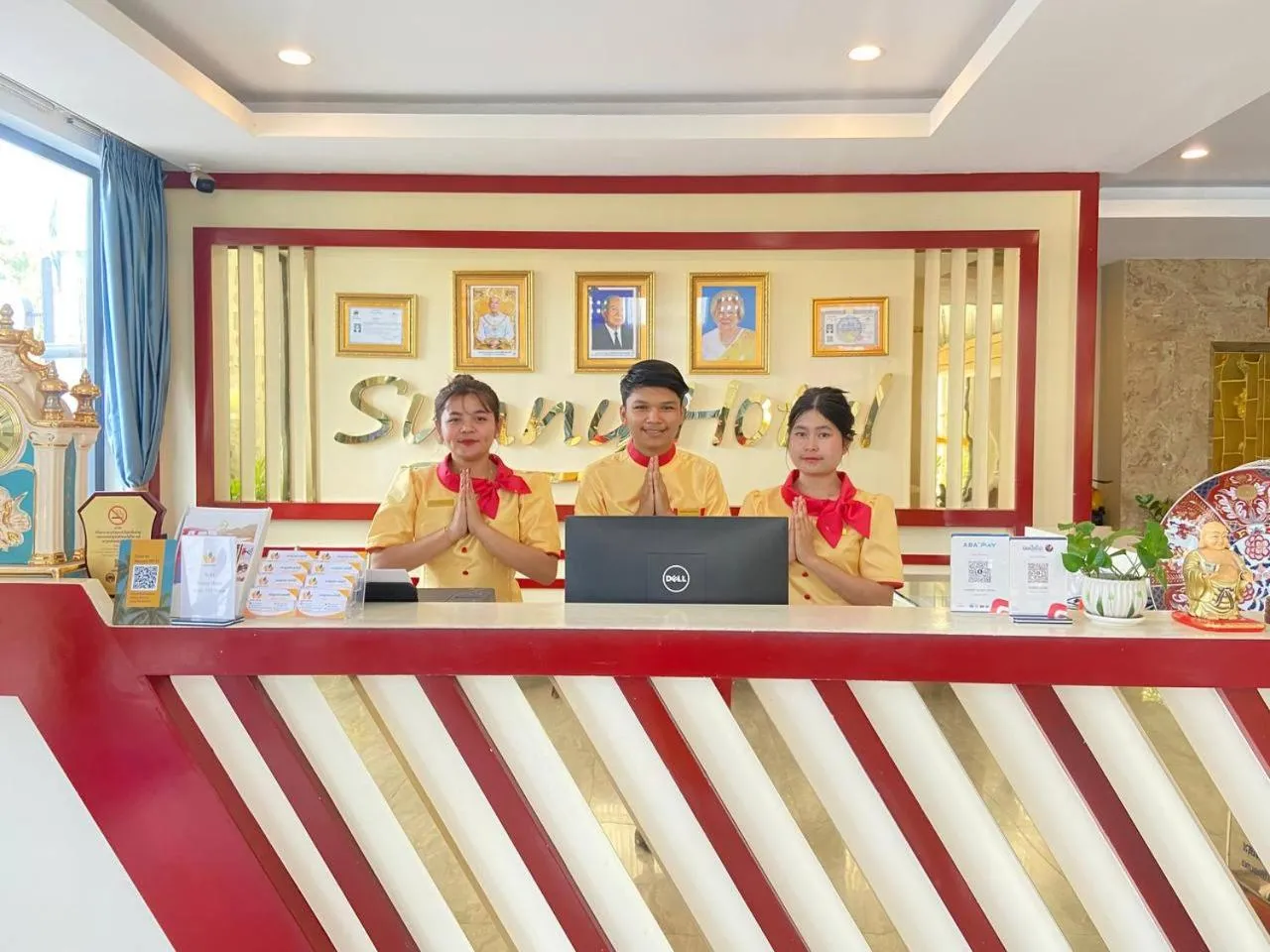 Lobby or reception in Kampot Sunny Hotel