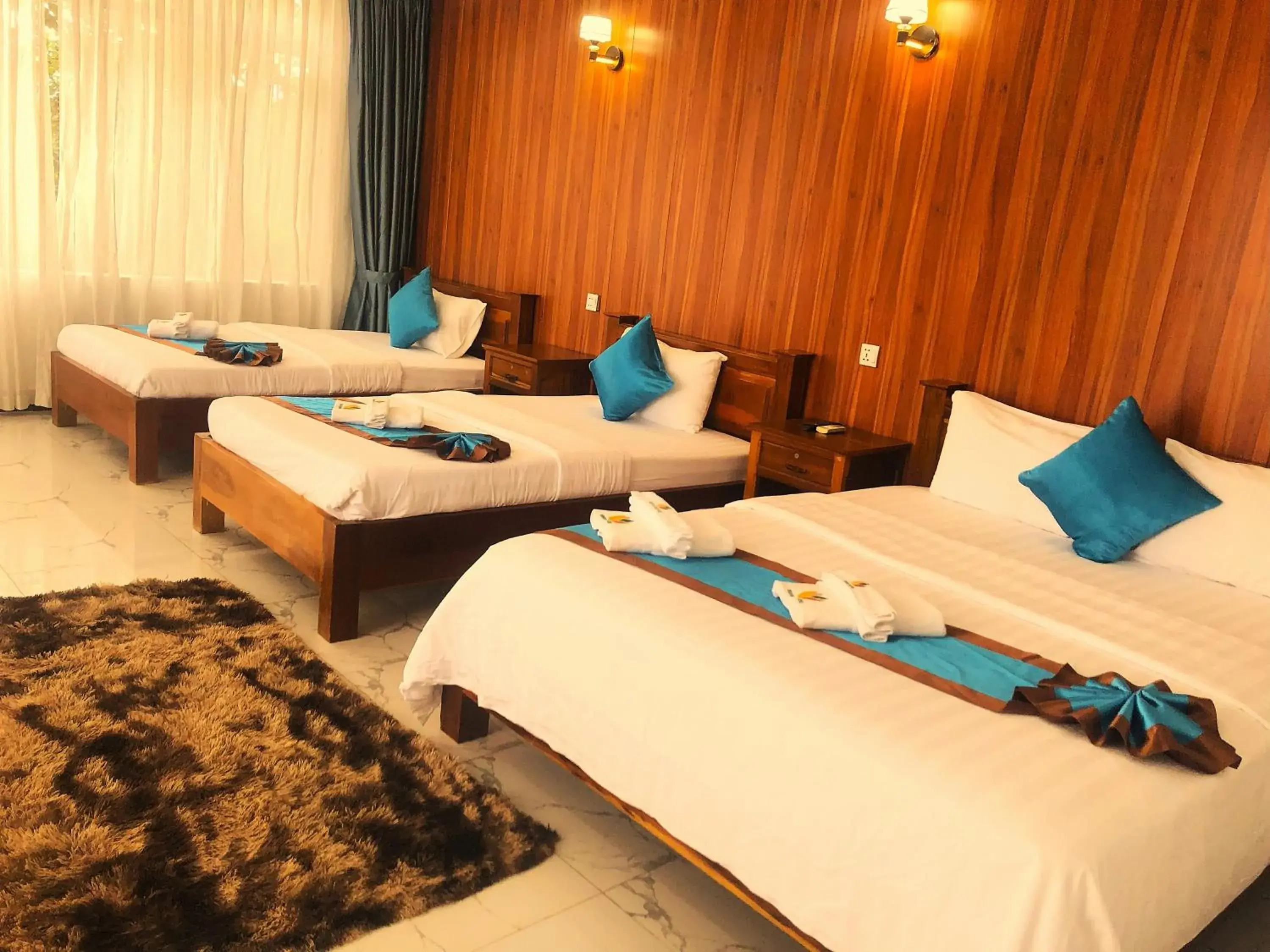 Bedroom, Bed in Kampot Sunny Hotel Bedroom, Bed in Kampot Sunny Hotel