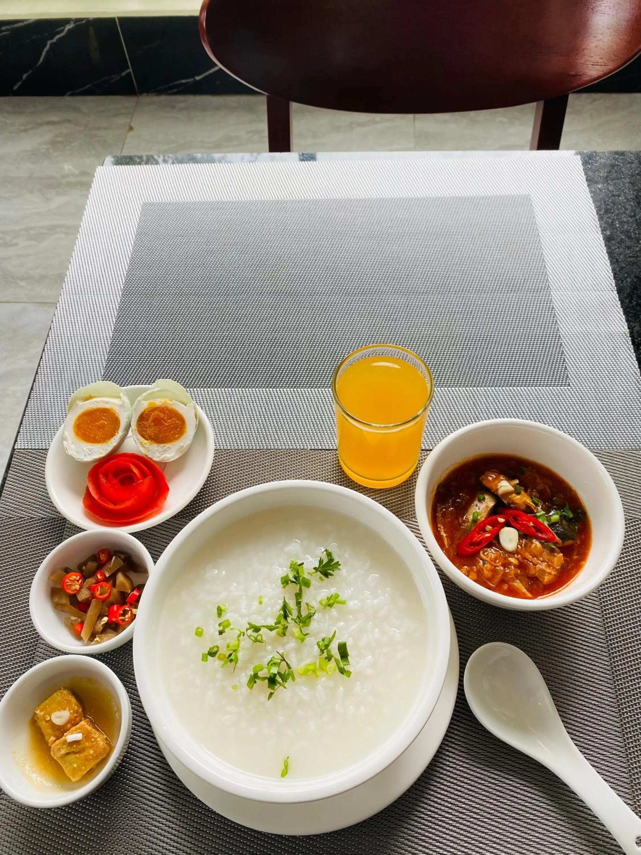 Breakfast in Kampot Sunny Hotel