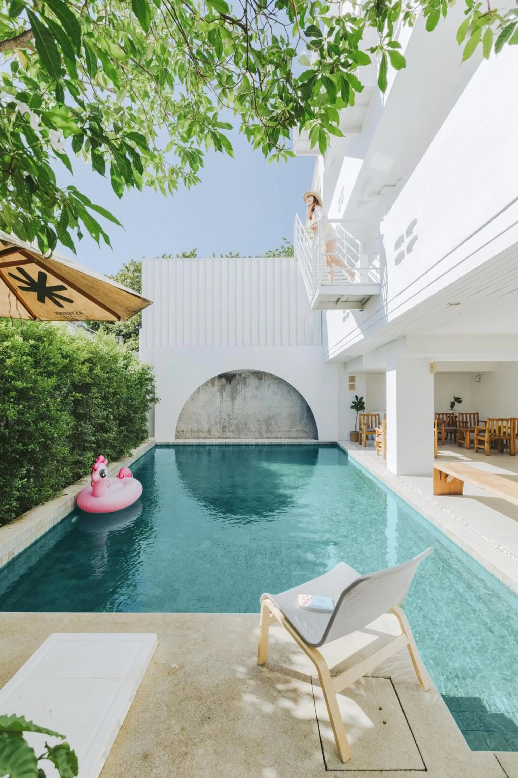 Swimming pool in Bedline Hotel - SHA Certified