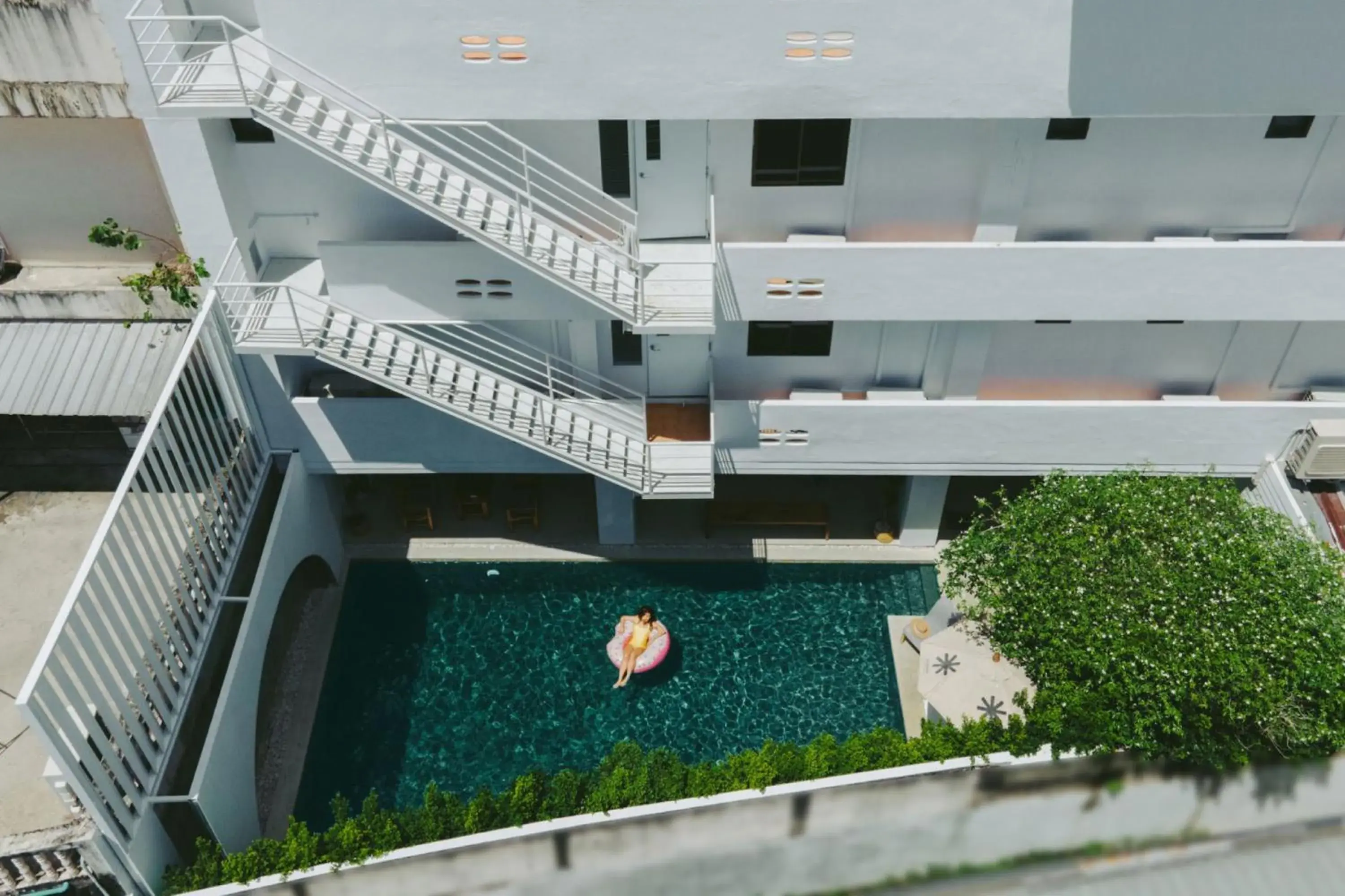 Swimming pool in Bedline Hotel - SHA Certified Swimming pool in Bedline Hotel - SHA Certified