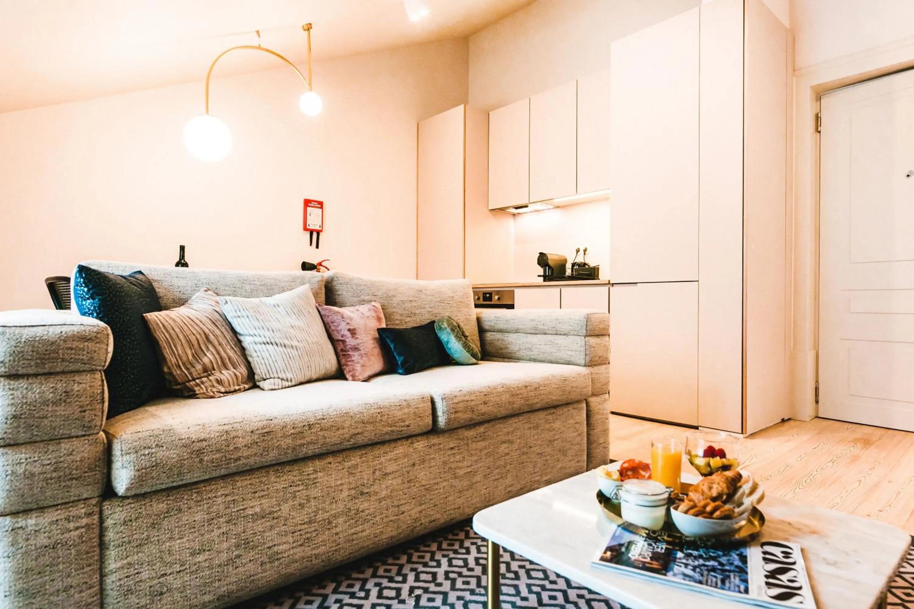 Living room in The Lift Apartments by RIDAN Hotels