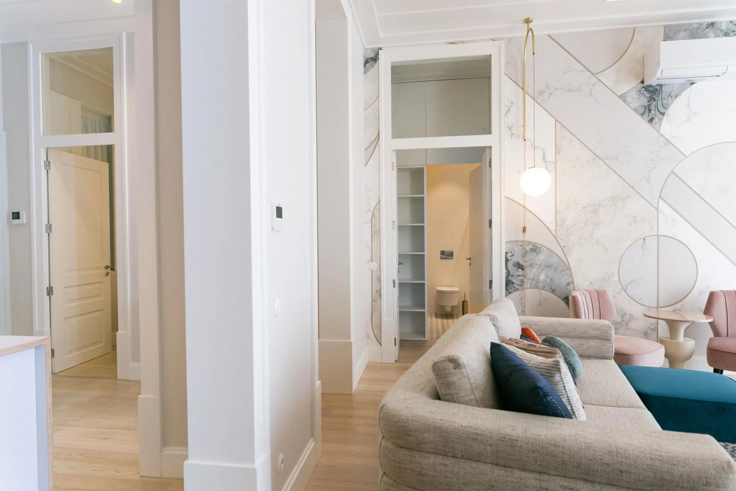 Living room in The Lift Apartments by RIDAN Hotels