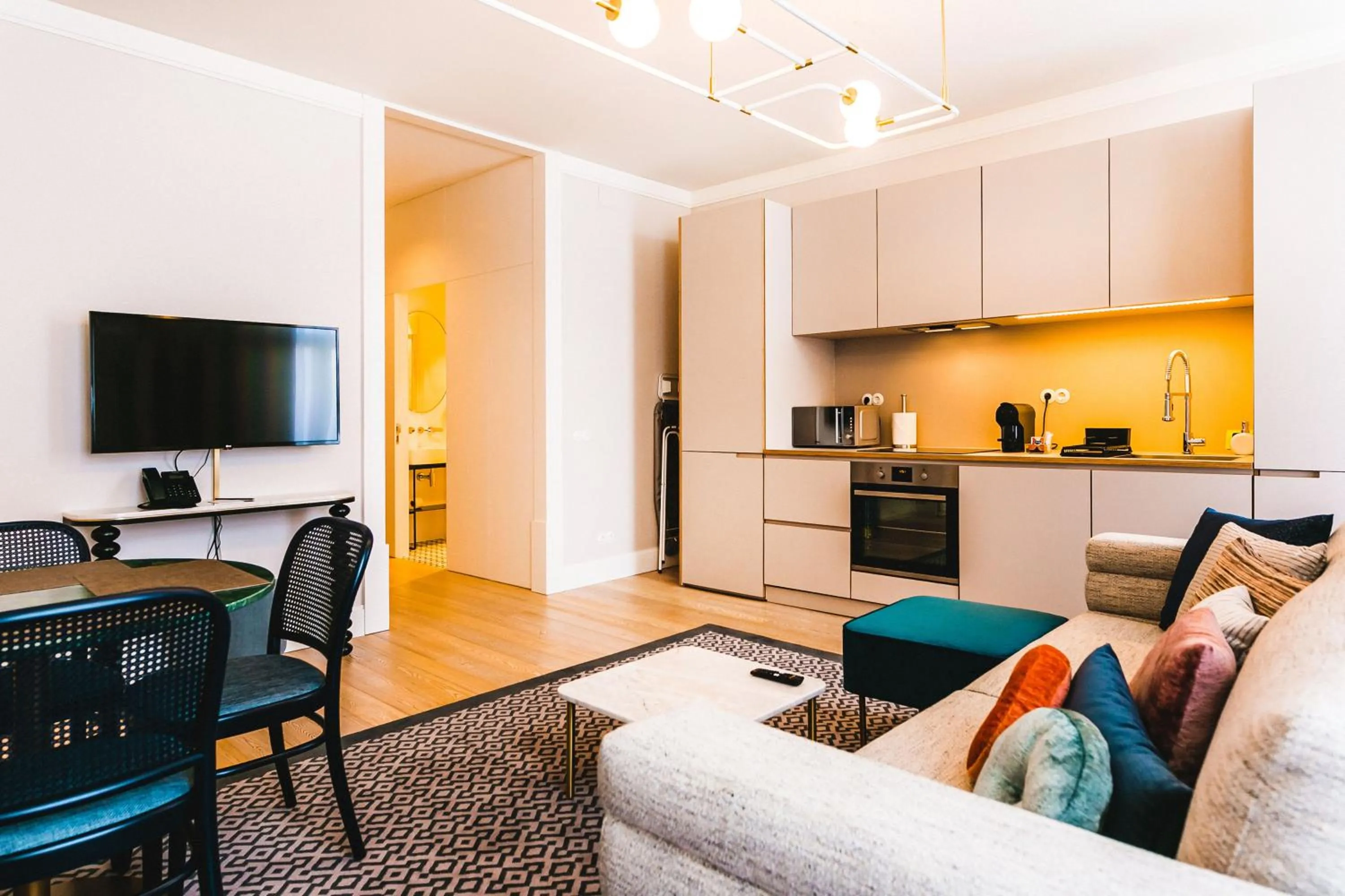 Living room in The Lift Apartments by RIDAN Hotels