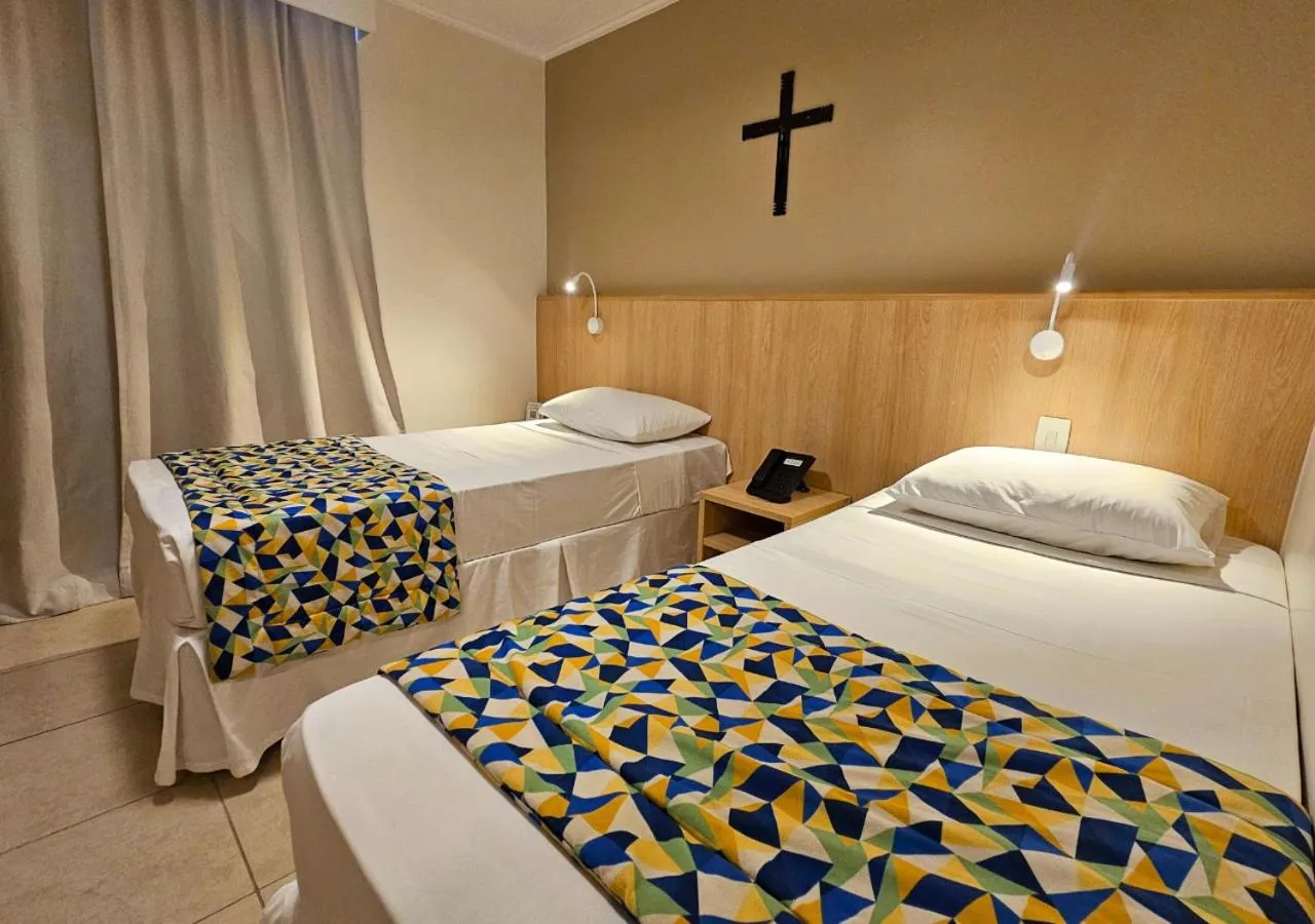 Bed in Hotel Rainha dos Apóstolos