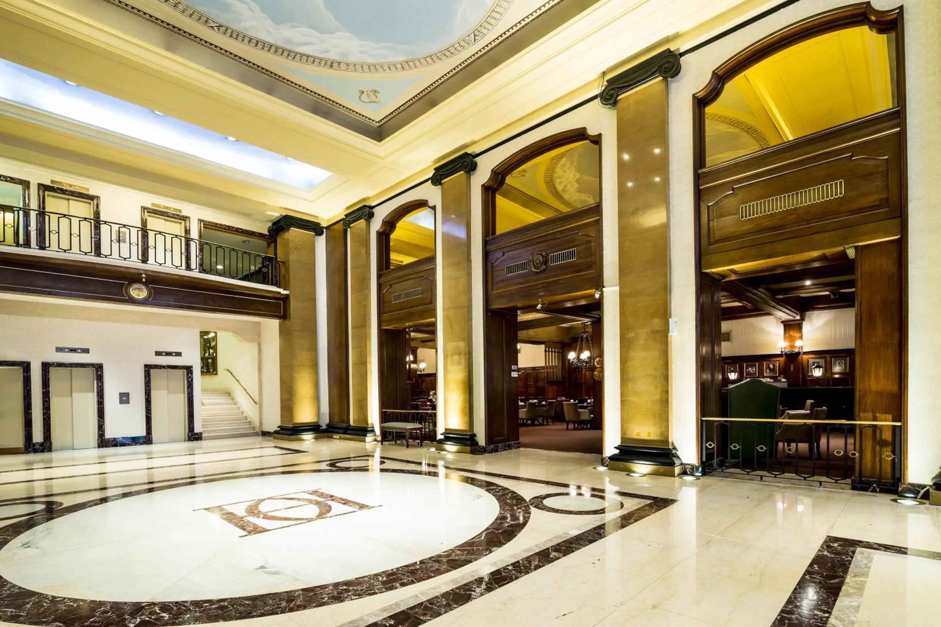 Lobby or reception in Claridge Hotel Lobby or reception in Claridge Hotel