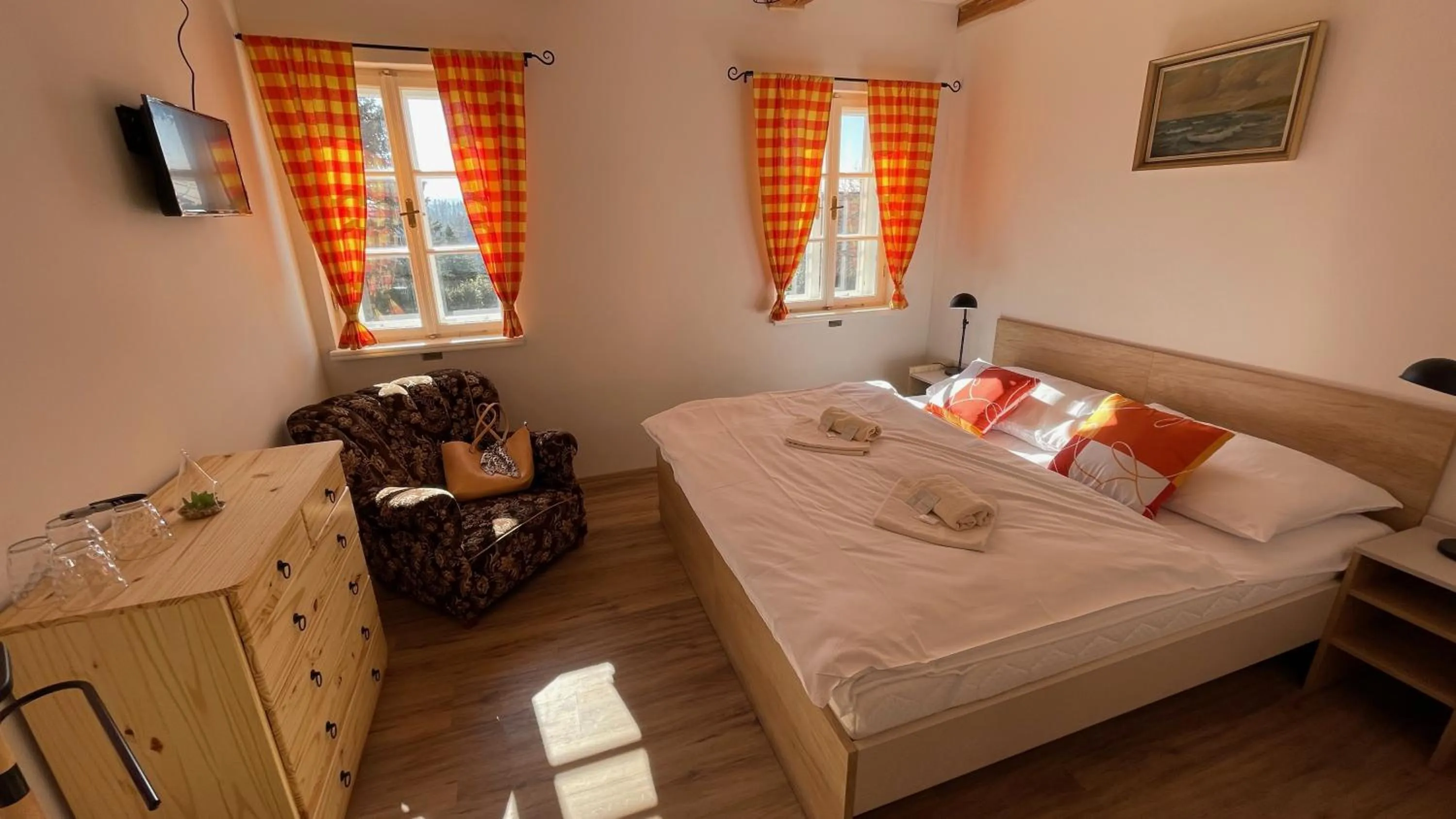 Bed in Penzion Pod Devítkou