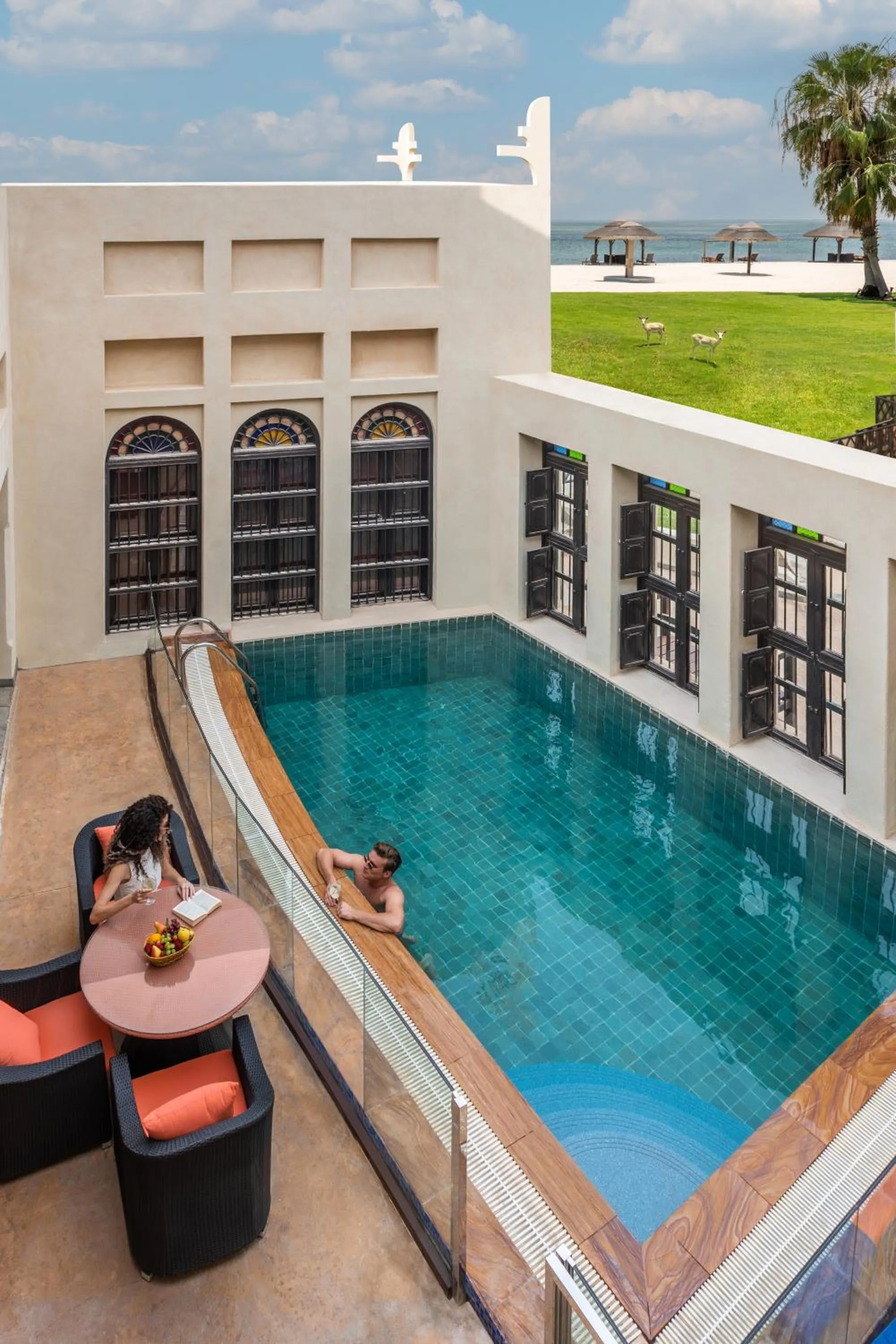 Pool view in Al Maya Island & Resort