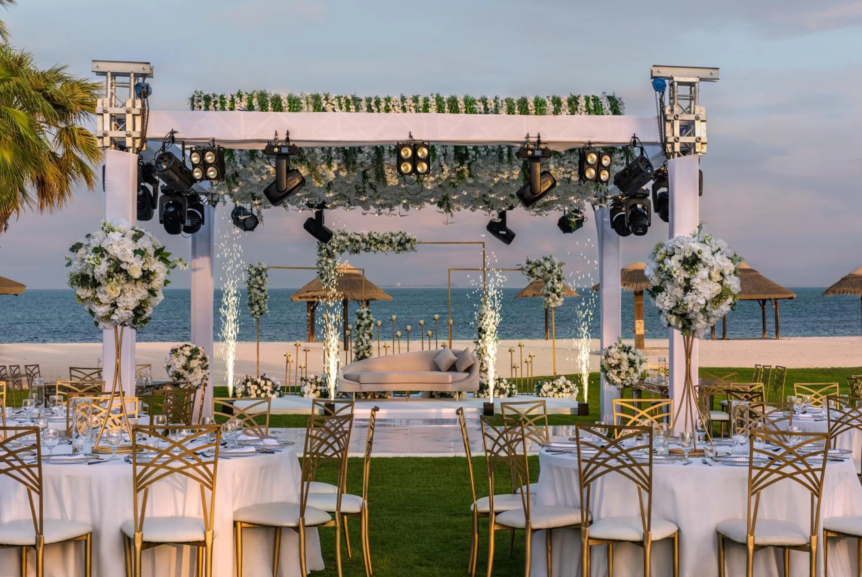 Beach in Al Maya Island & Resort