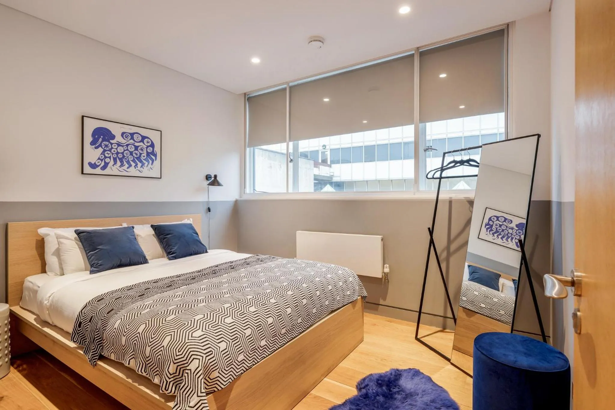 Bedroom, Bed in Stay Kula London - Holborn