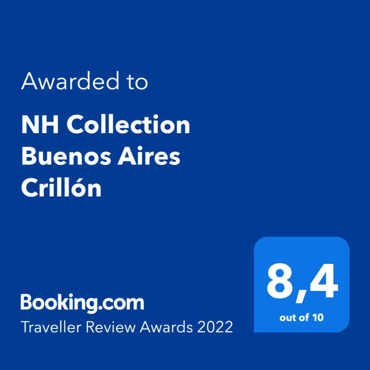 Property building in NH Collection Buenos Aires Crillón Property building in NH Collection Buenos Aires Crillón