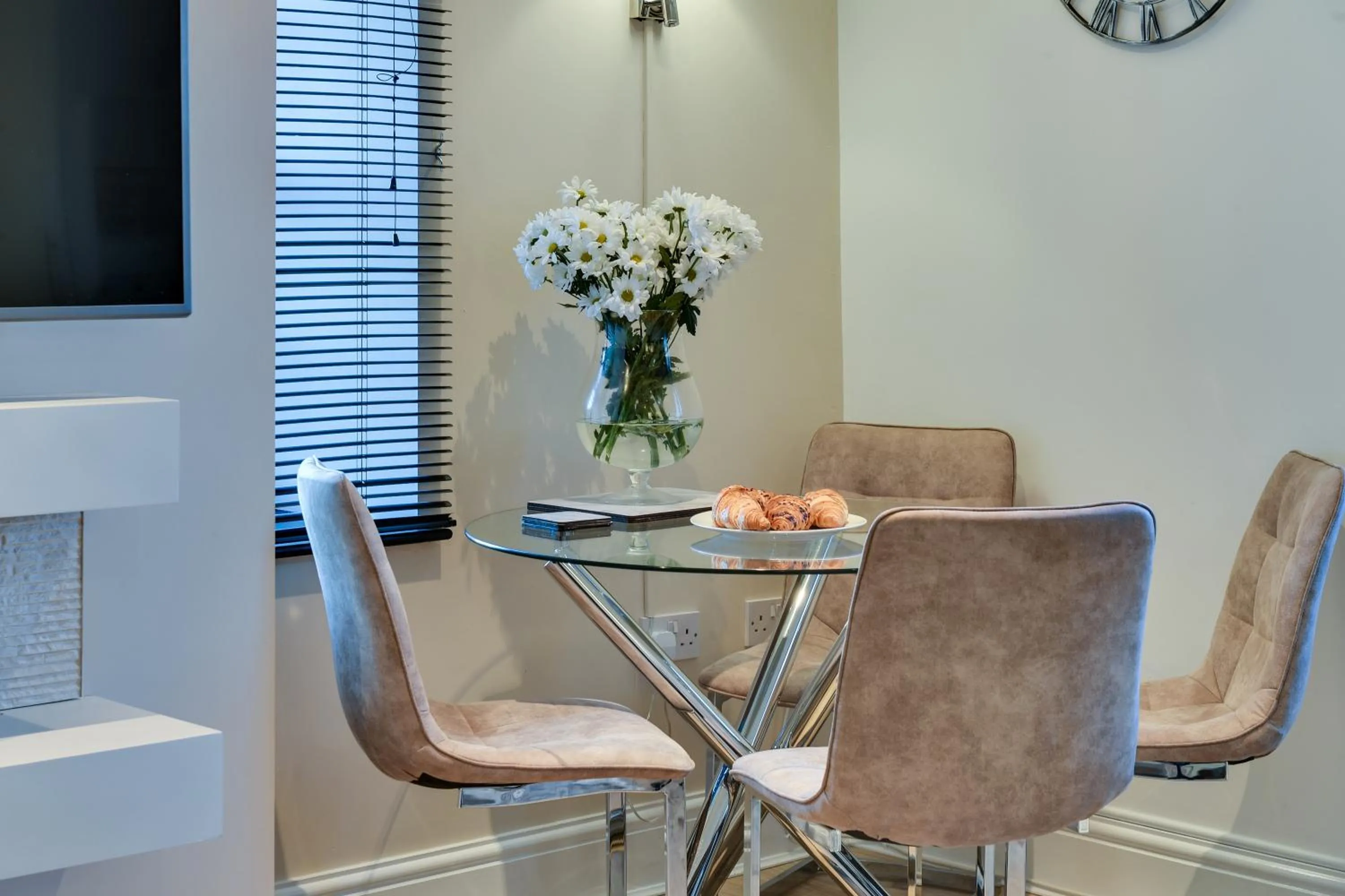 Seating area in InstaLet Apartments I Wigan Central I Free Parking