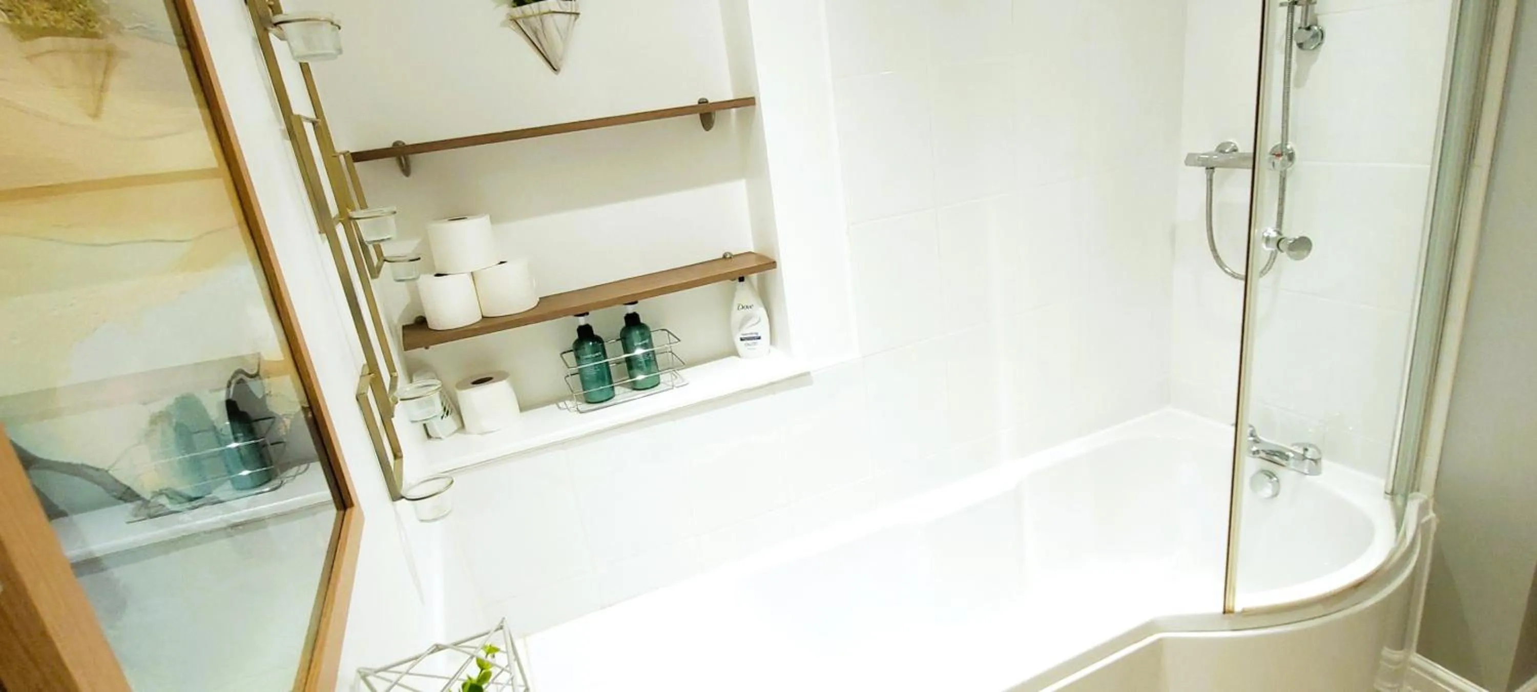 Shower in InstaLet Apartments I Wigan Central I Free Parking