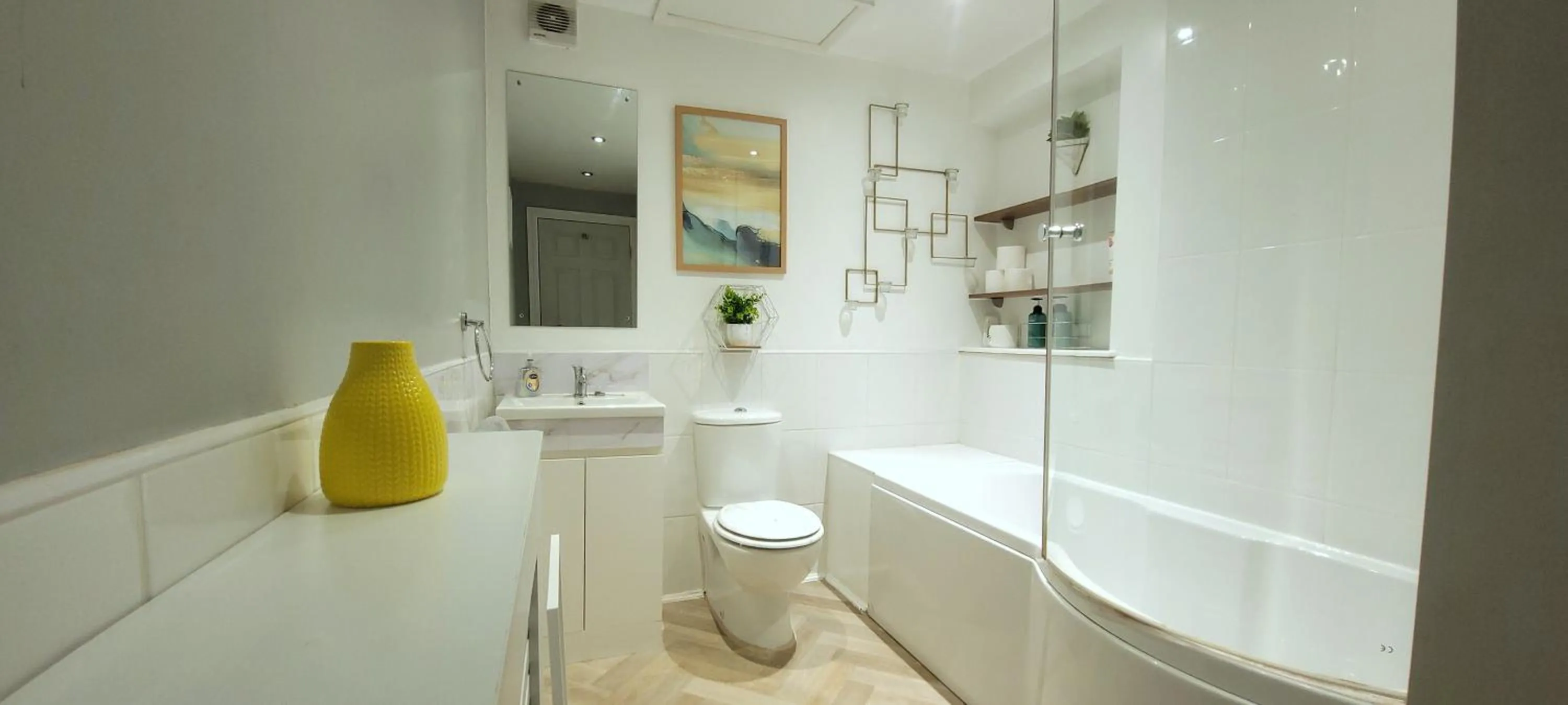 Bathroom in InstaLet Apartments I Wigan Central I Free Parking