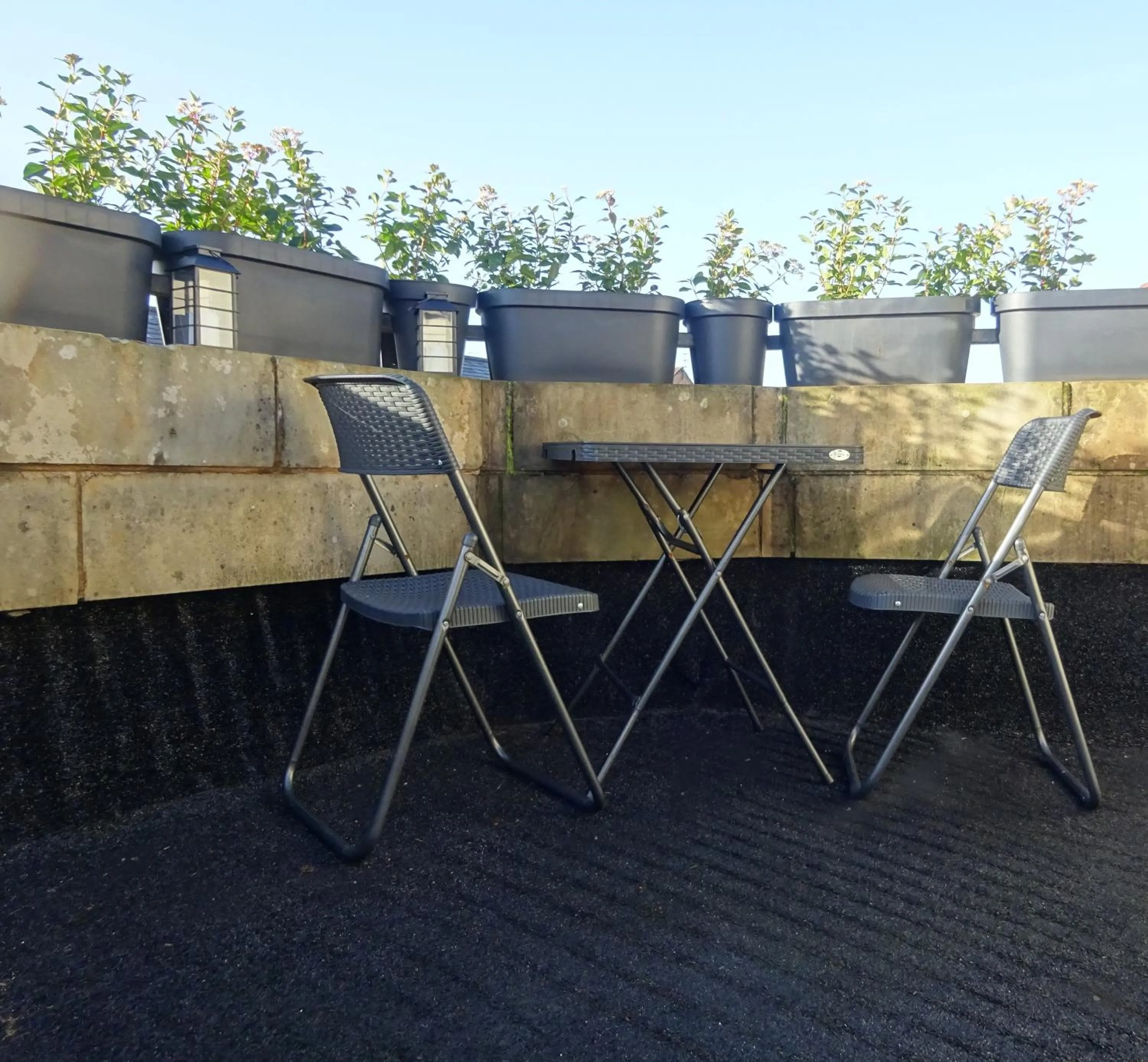 Balcony/Terrace in InstaLet Apartments I Wigan Central I Free Parking