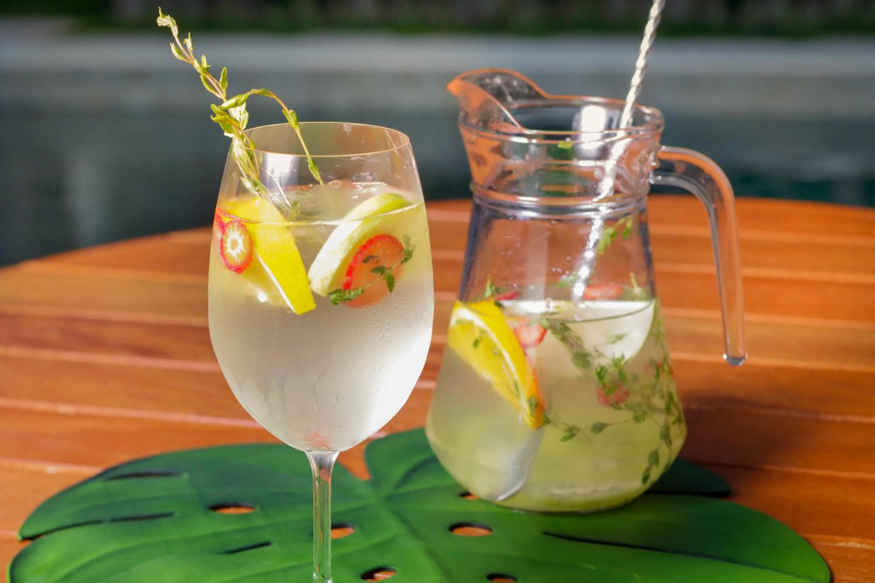 Food and drinks in Paraiso Beach Hotel