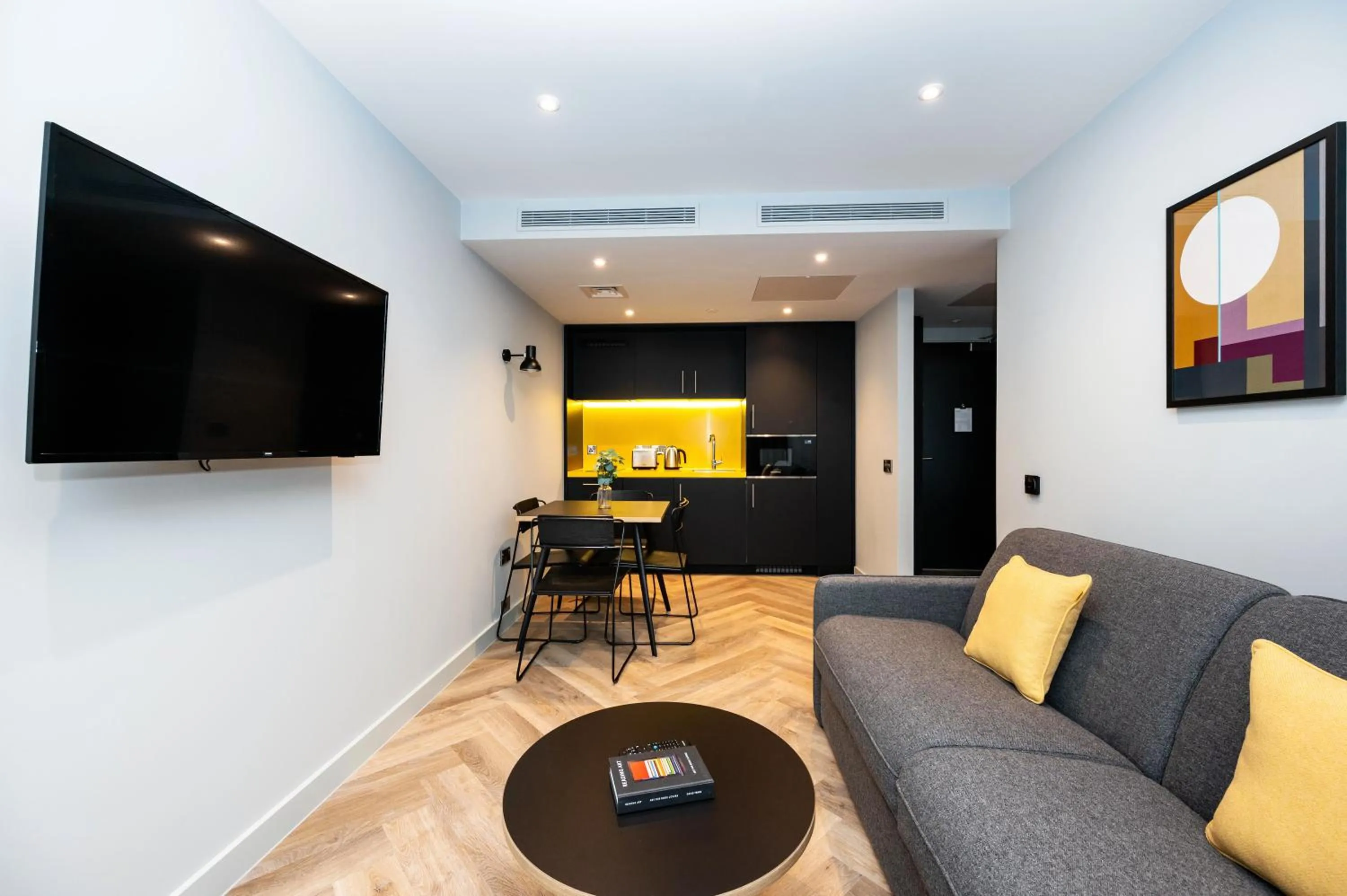 Living room in Staycity Aparthotels Dublin Tivoli