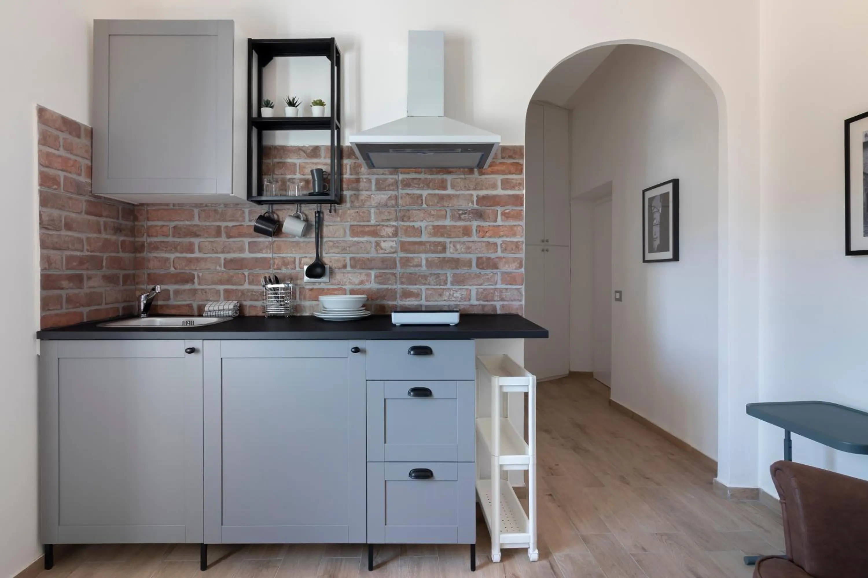 Kitchen or kitchenette in Alloggio San Gemini