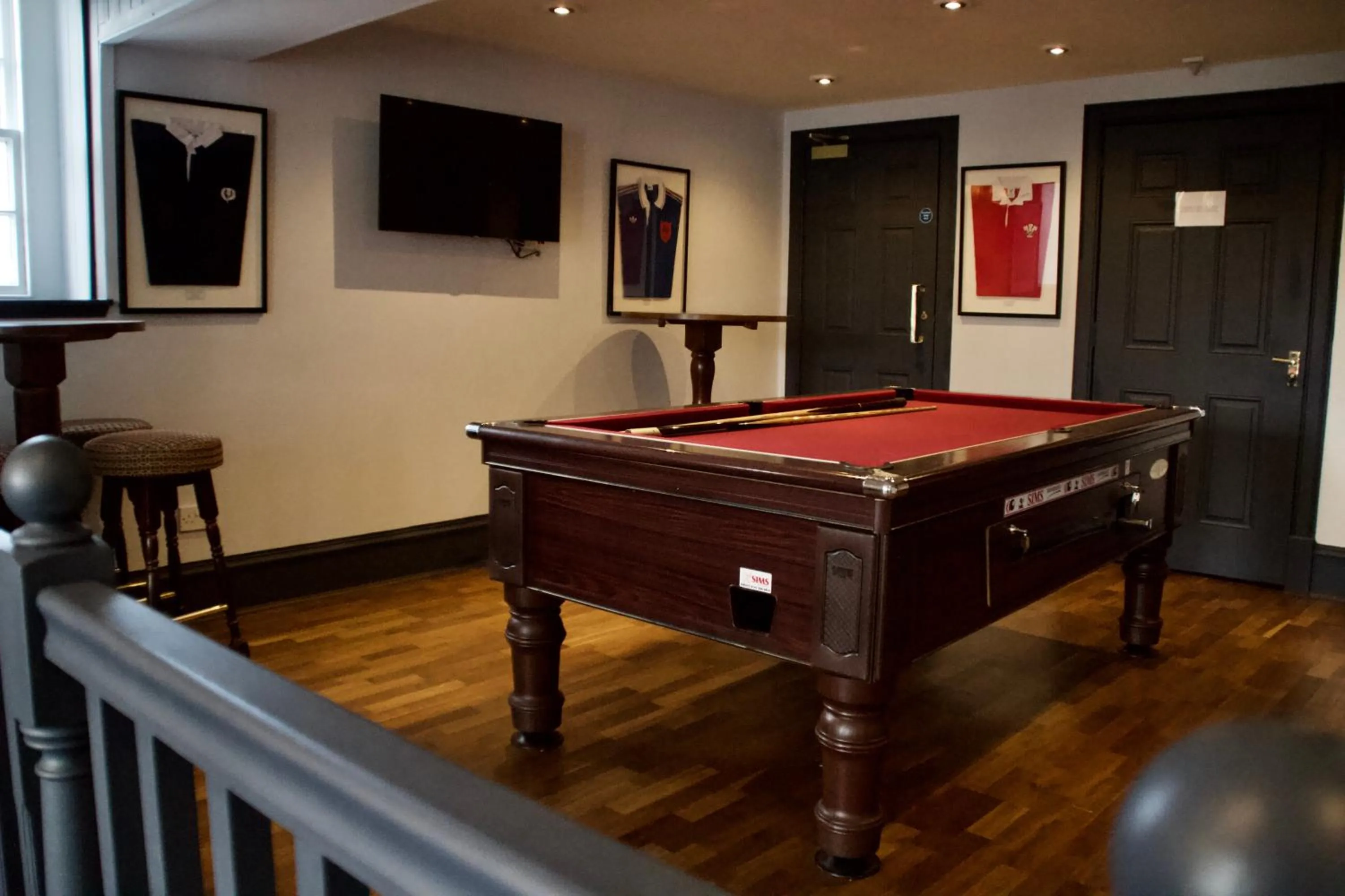 Billiards in The Clovenfords Hotel