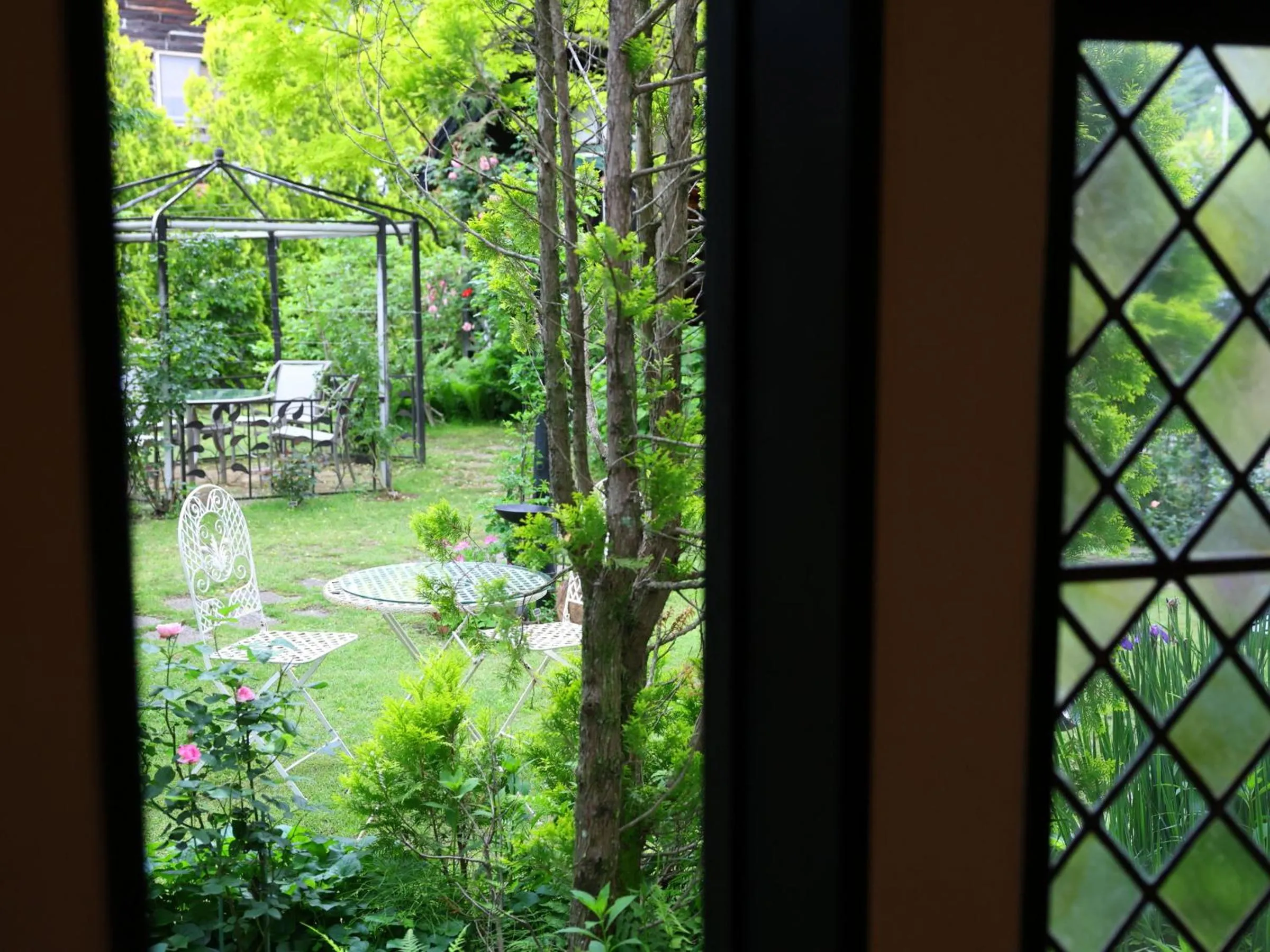 Garden view in Petit Hotel & Restaurant Old Age