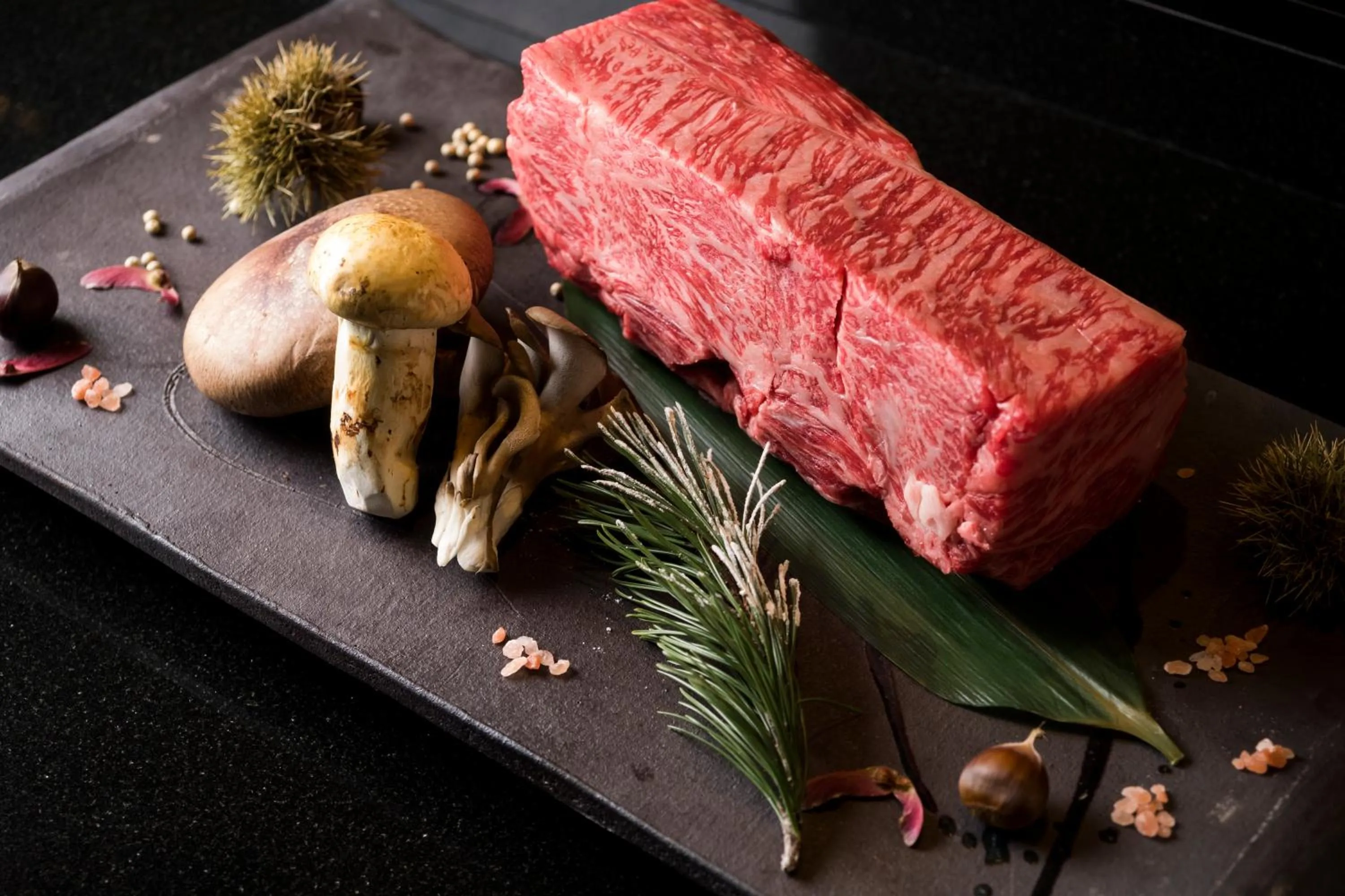 Food close-up in Tokachigawa Onsen Daiichi Hotel