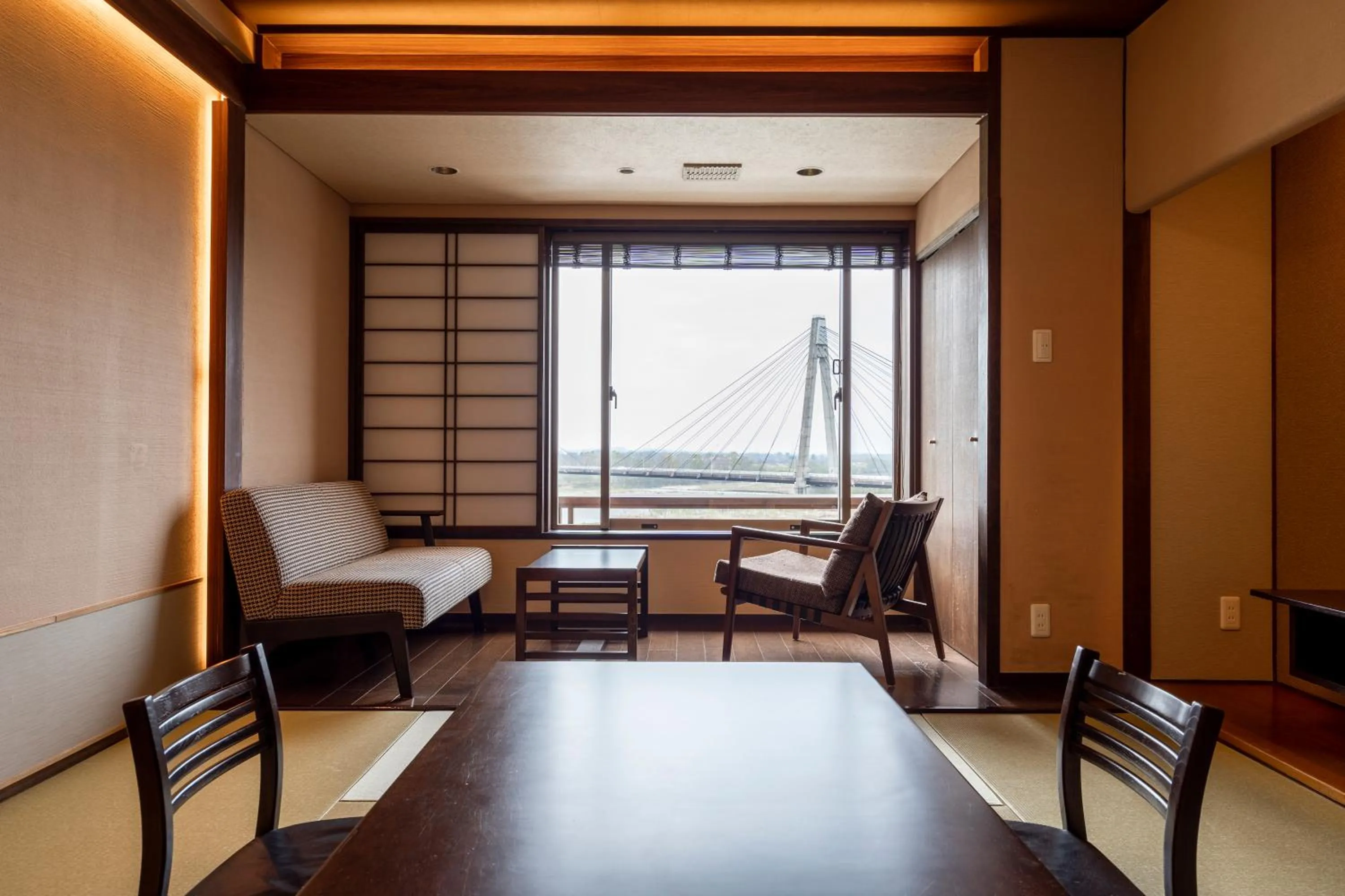 Living room in Tokachigawa Onsen Daiichi Hotel