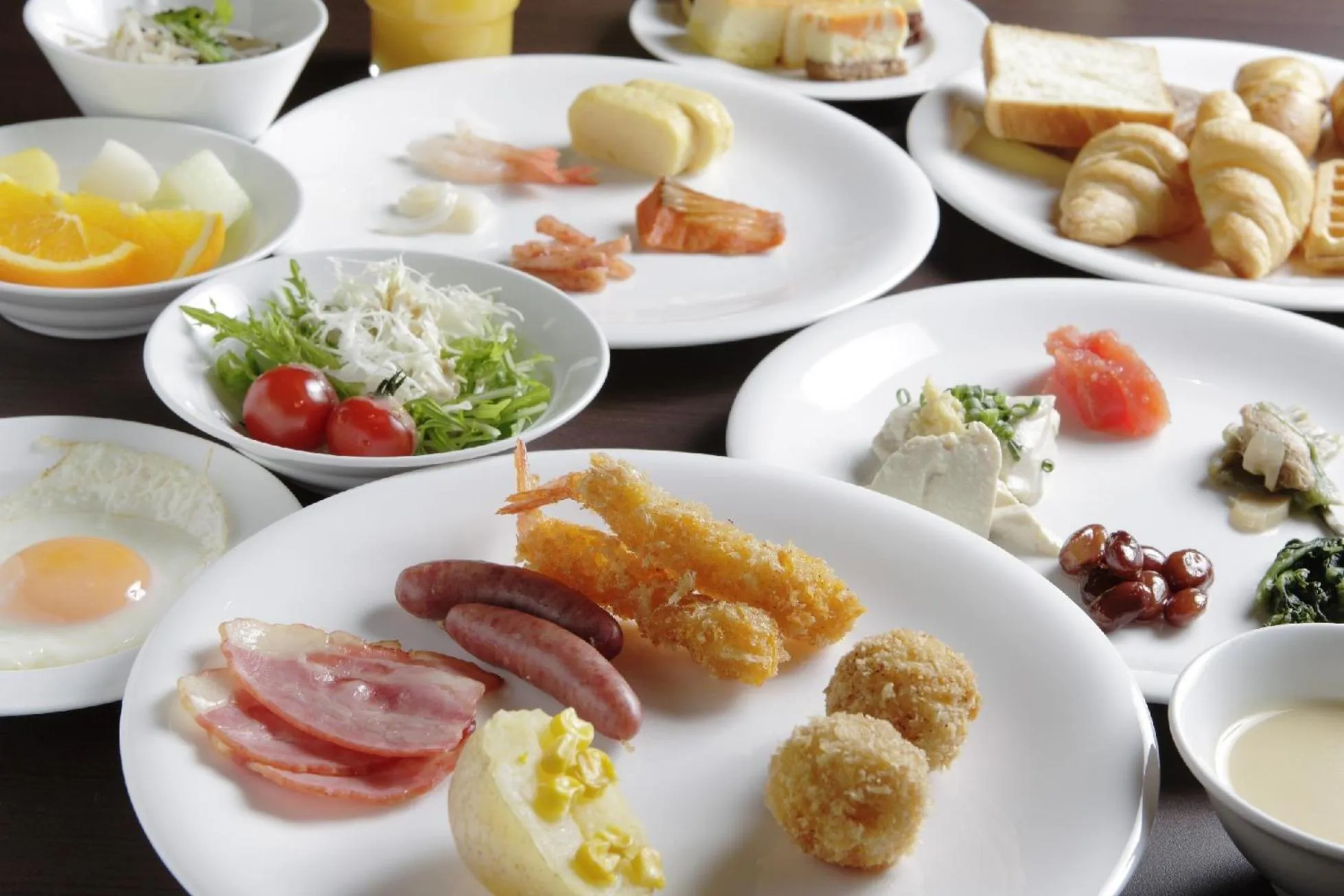 Breakfast in Tokachigawa Onsen Daiichi Hotel
