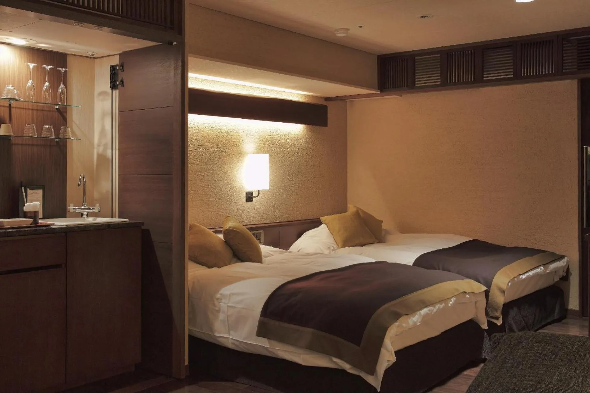 Bed in Tokachigawa Onsen Daiichi Hotel