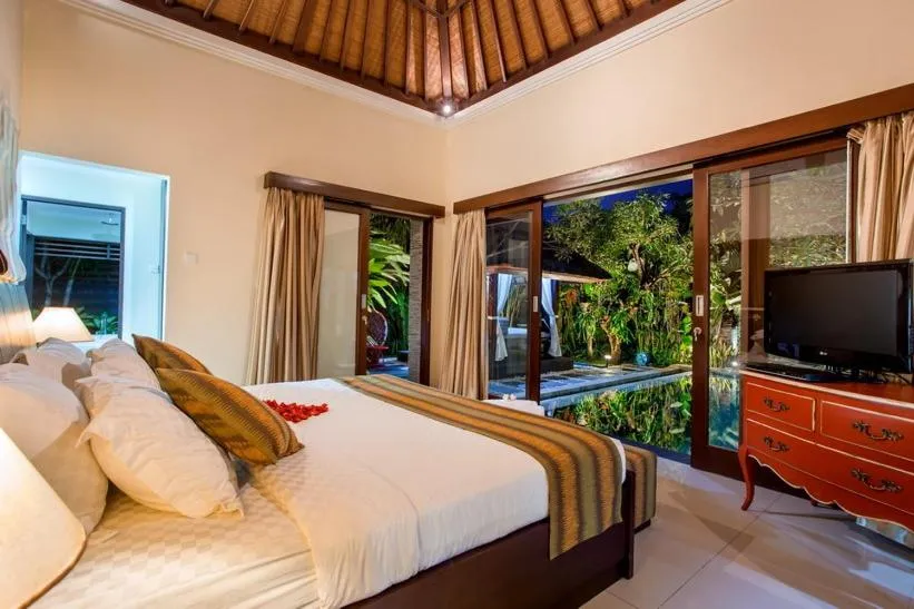 Bed in Tiga Samudra Villa