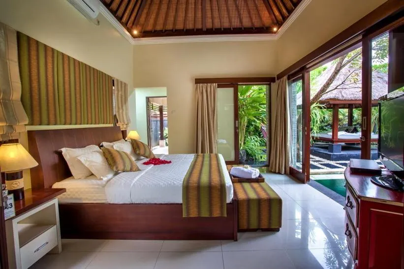 Bed in Tiga Samudra Villa